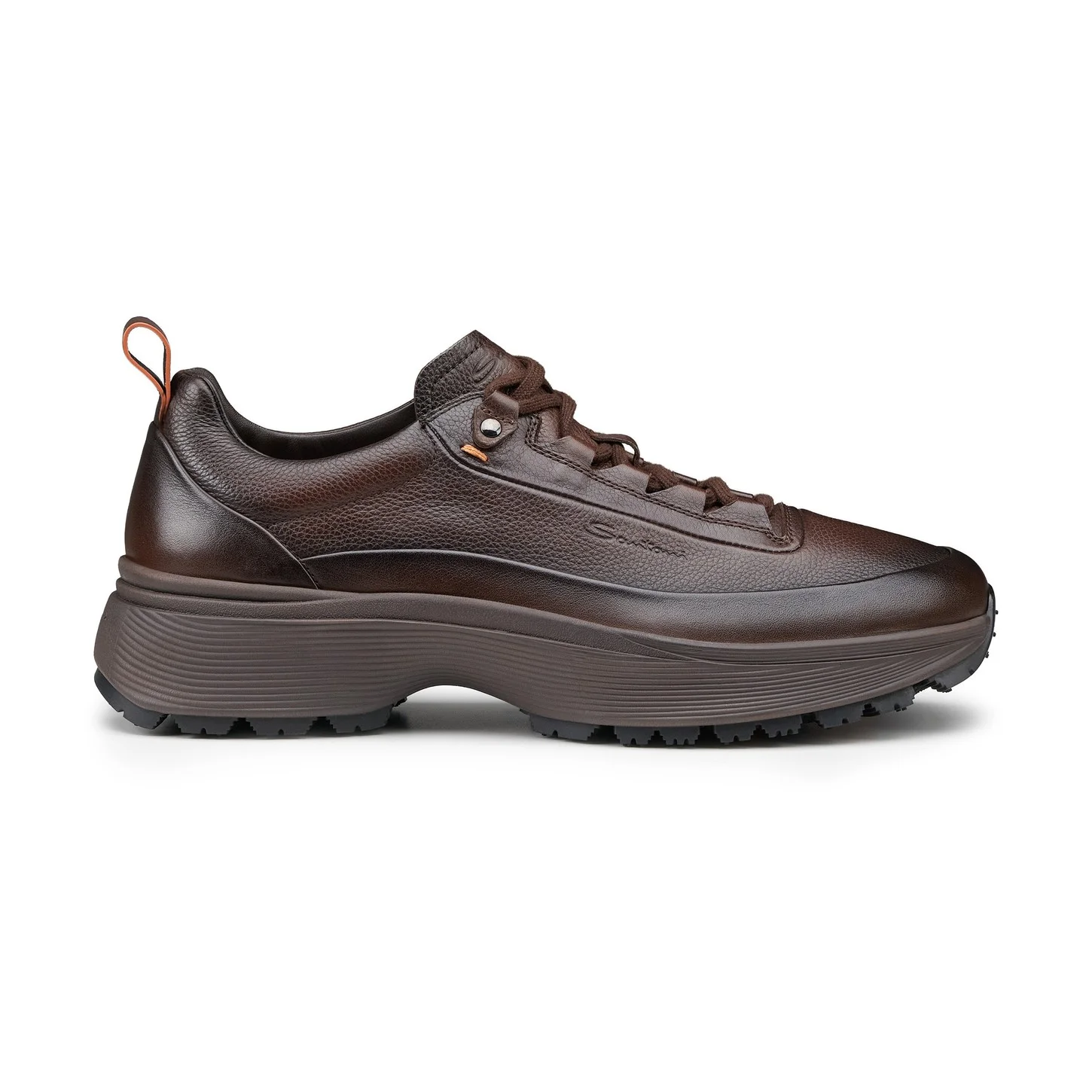 Men's dark brown leather Easy Bounce Mountain sneaker - 1