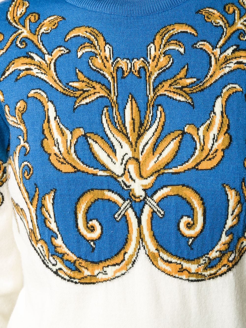 baroque-pattern jumper - 5