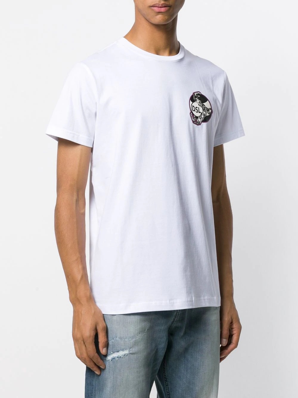 ball and chain print T-shirt - 4