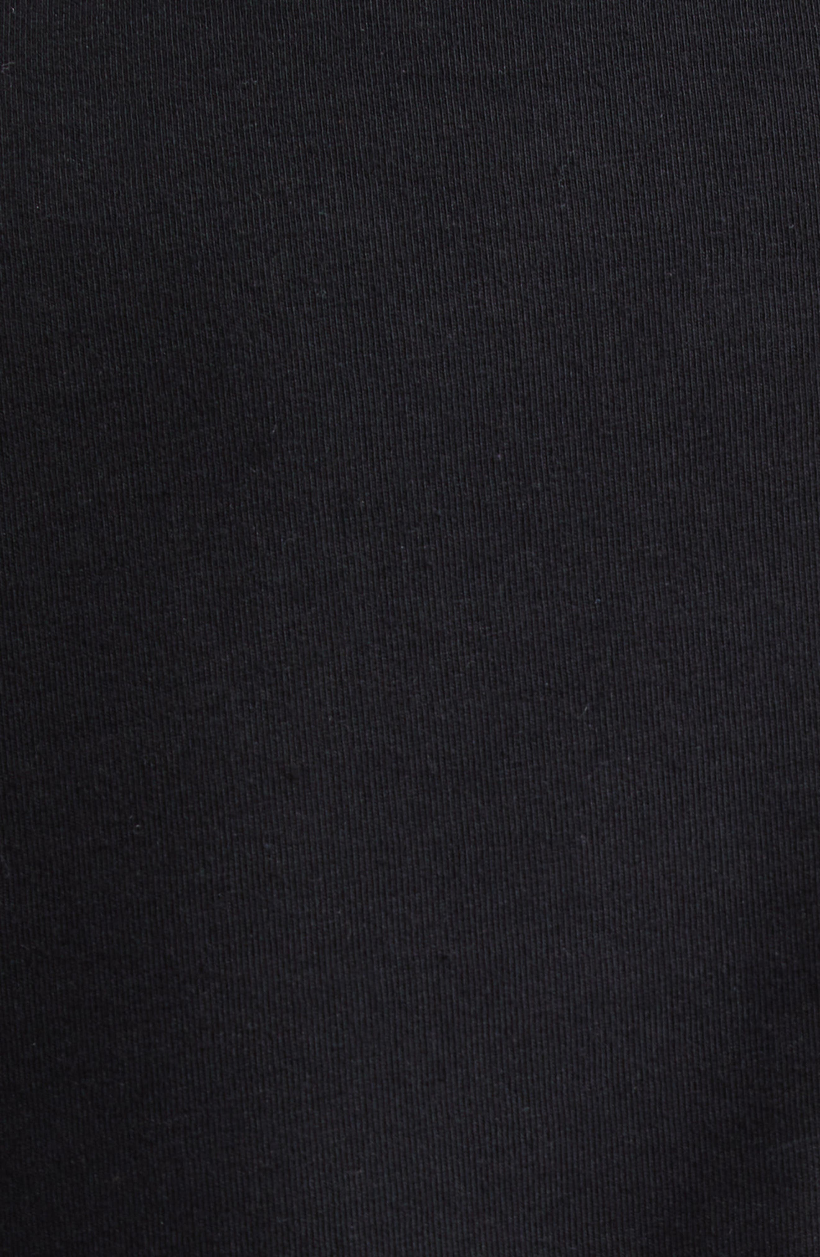 MM6 Maison Margiela Contrast Seam Long Sleeve Turtleneck Dress in Black at Nordstrom - 7