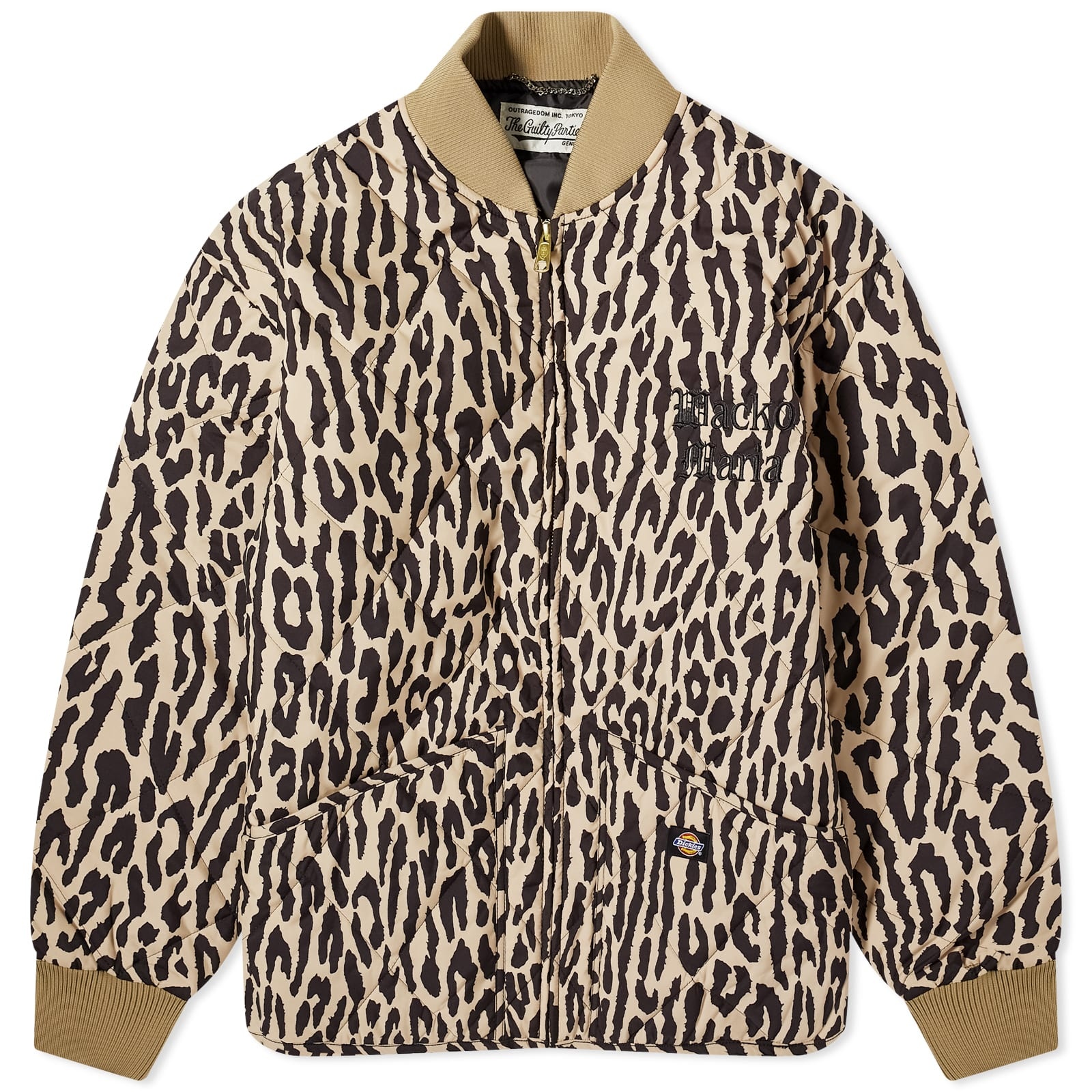 Wacko Maria Dickies Leopard Quilted Jacket - 1