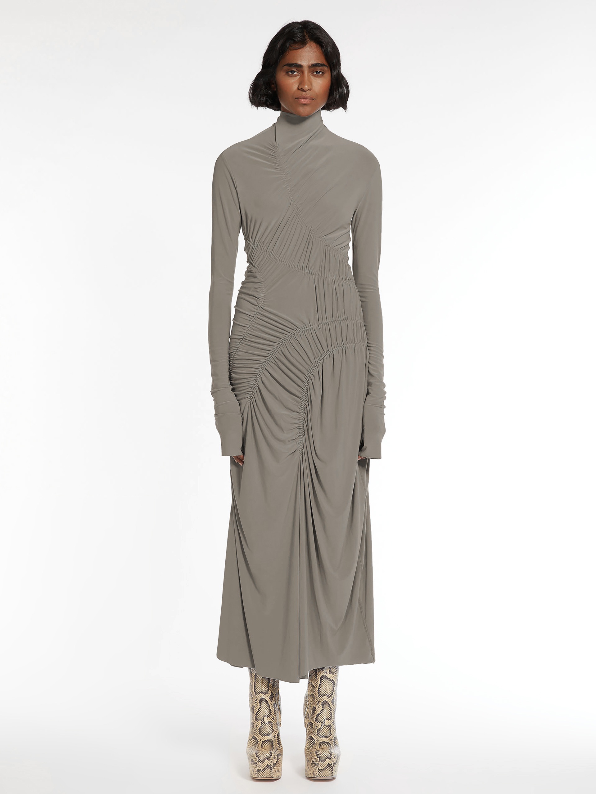 FINIRE Slim-fit technical jersey dress - 2