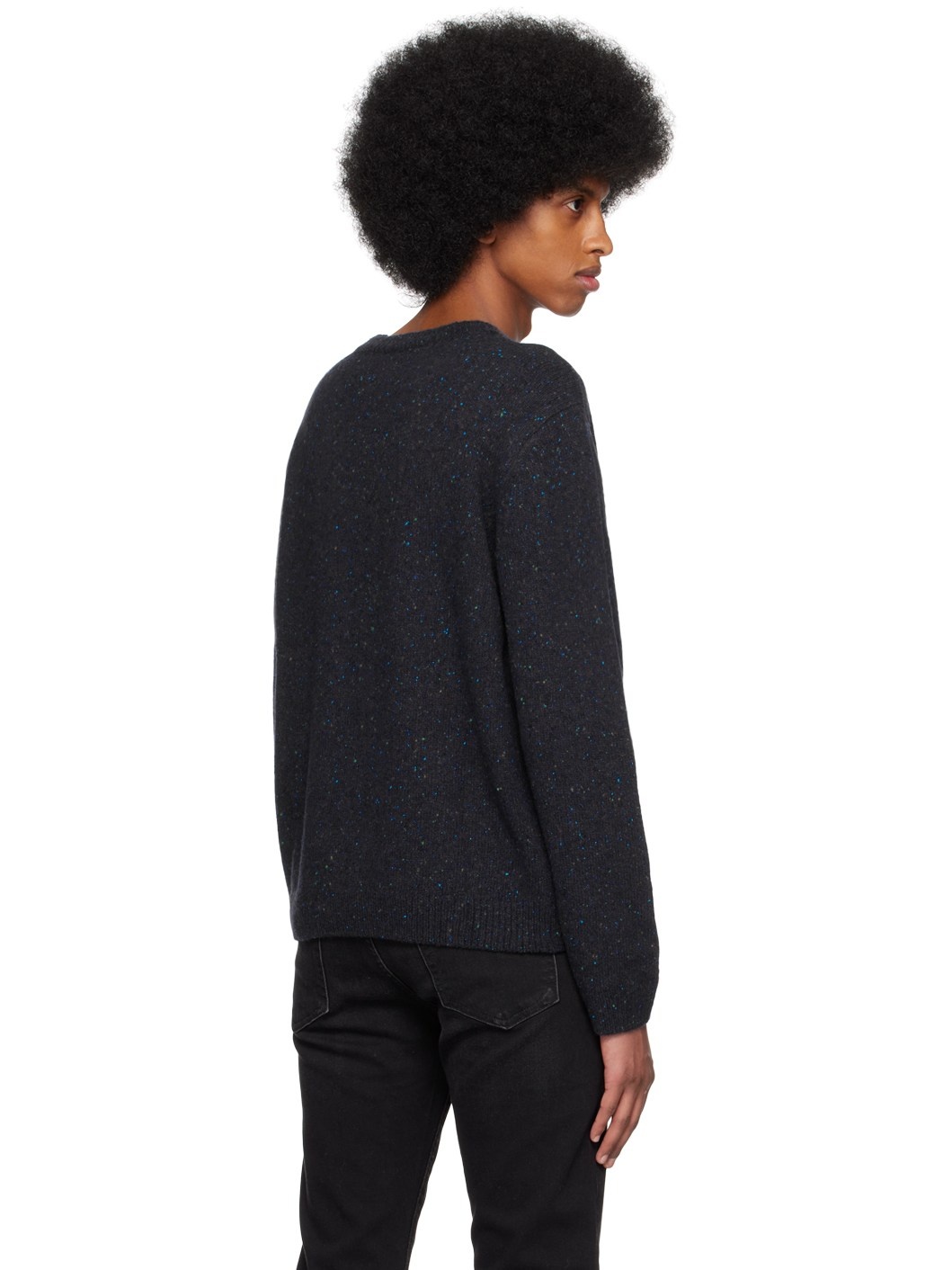 Navy Chandler Sweater - 3