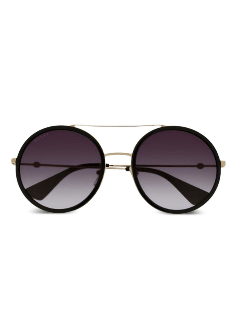 round frame metal sunglasses 1