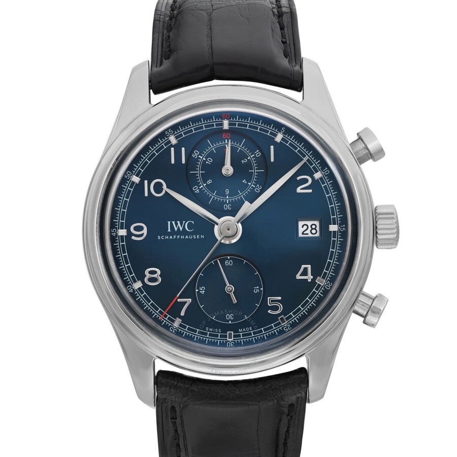 Pre-owned IWC Classic Edition Laureus Chronograph Blue Dial Men's Watch IW390406 - 2