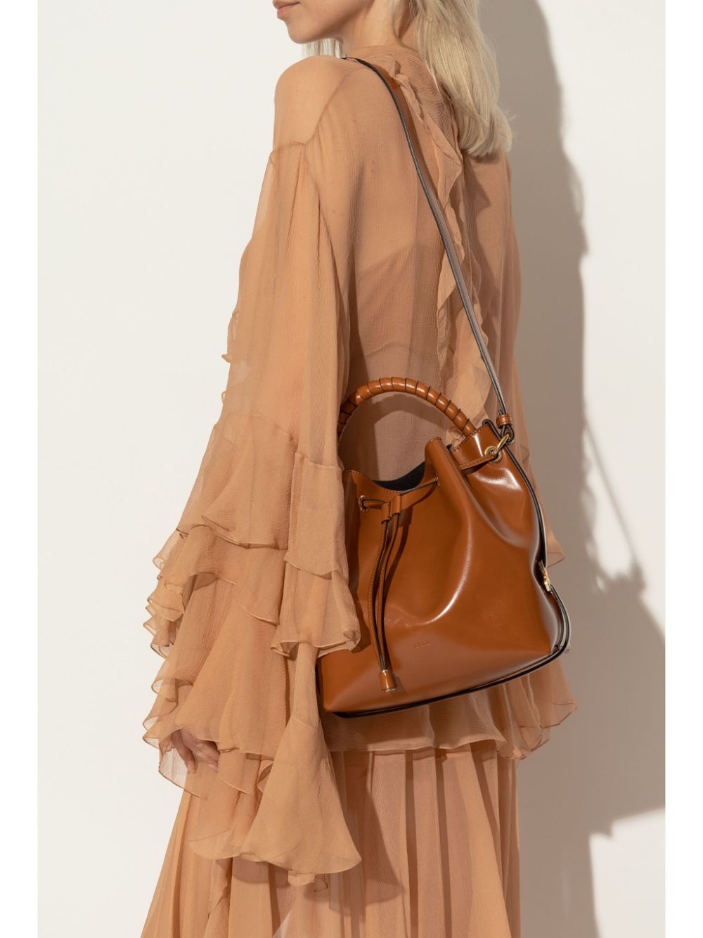 leather bucket bag - 2