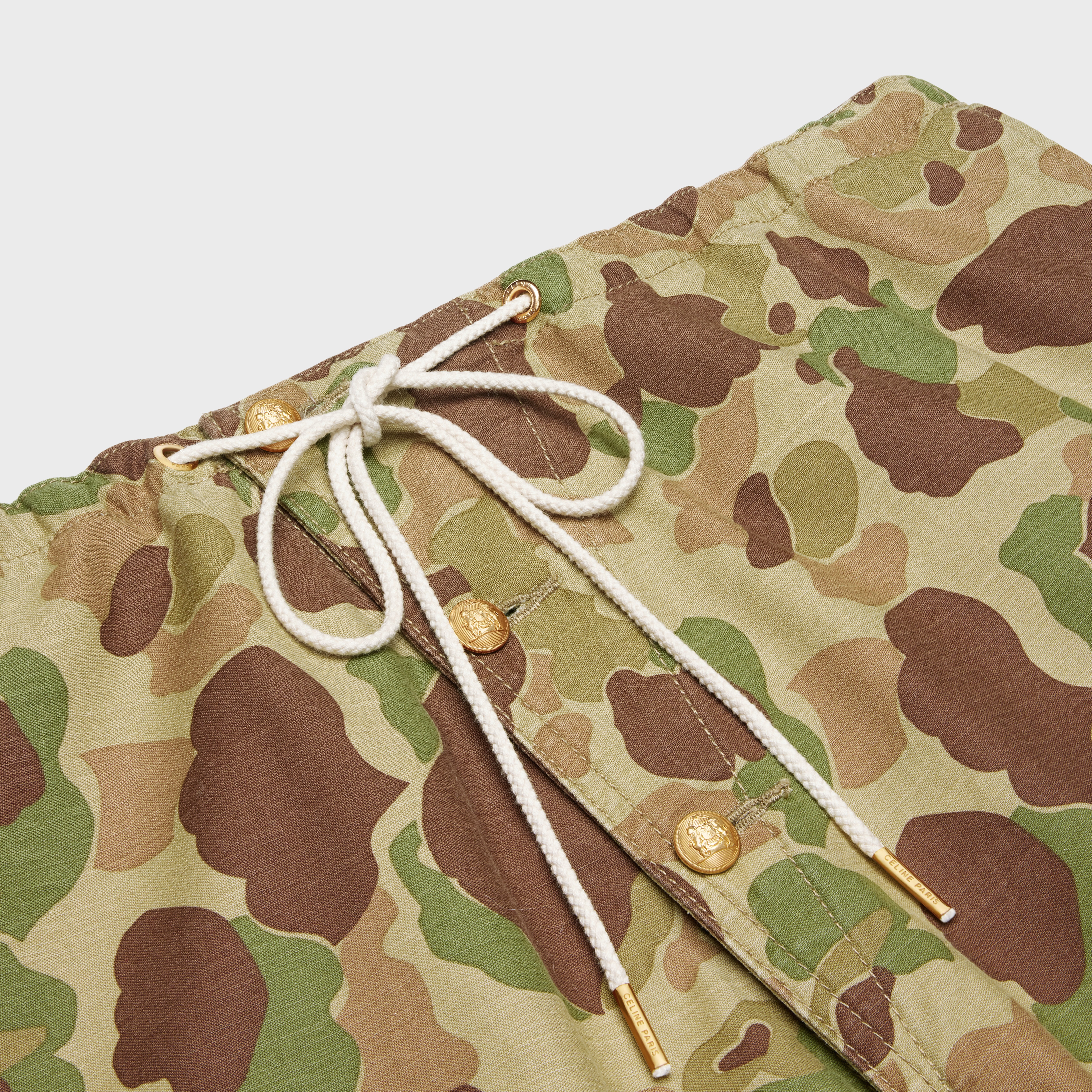 CARGO PANTS IN CAMOUFLAGE COTTON - 3