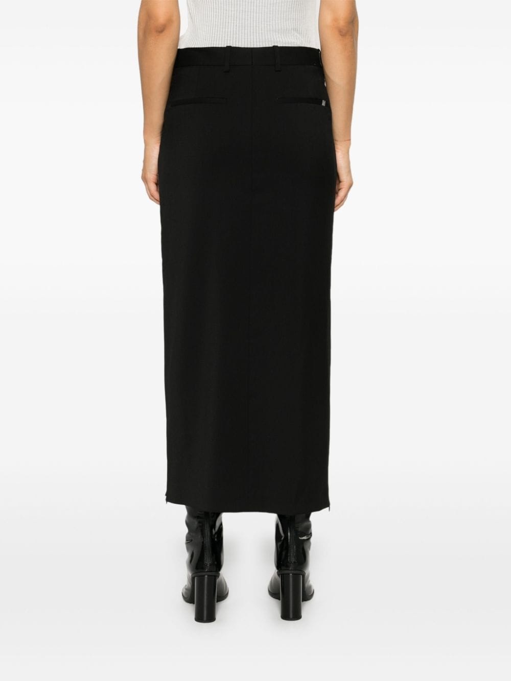 zip-details maxi skirt - 4