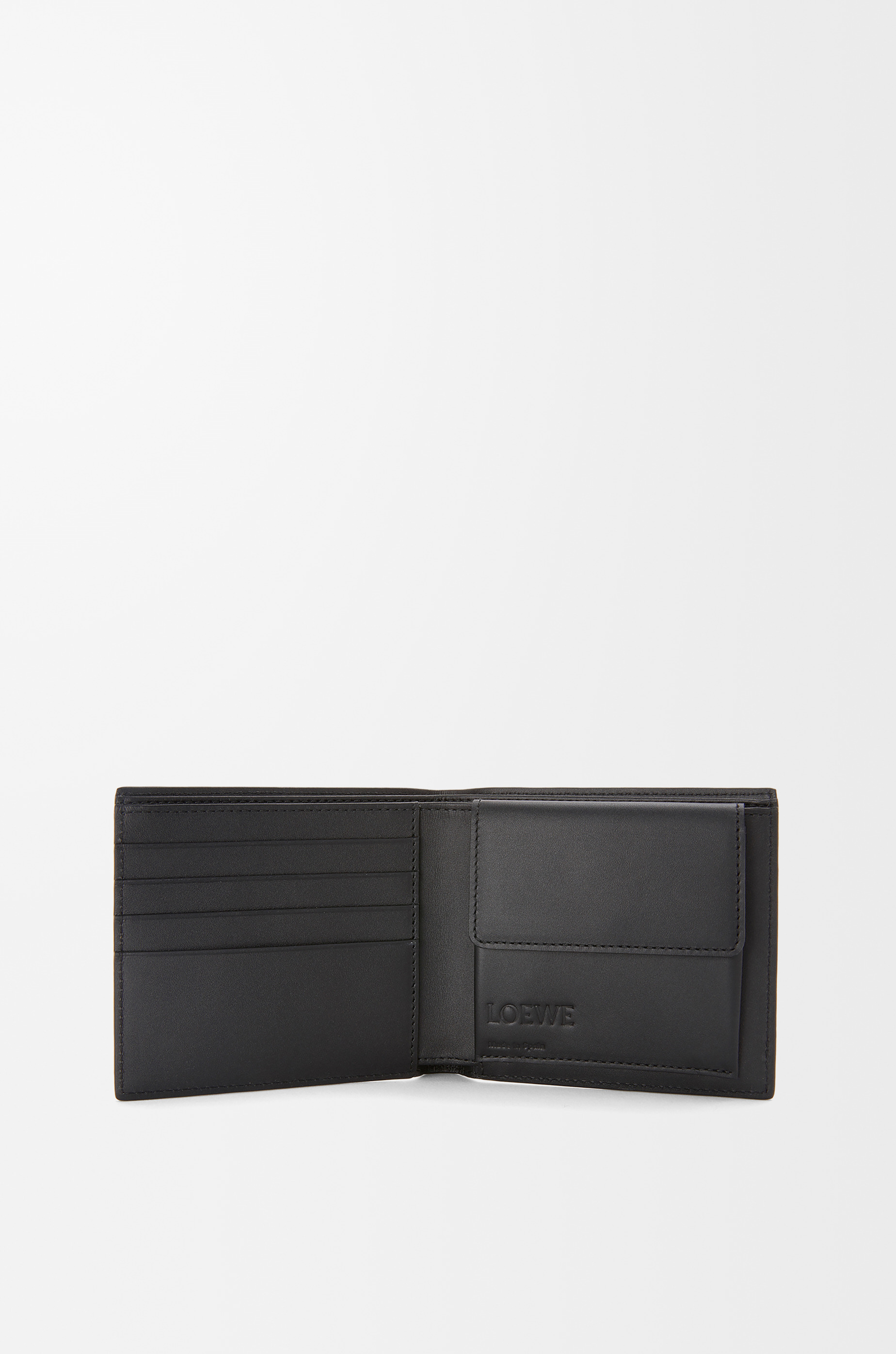 Bifold coin wallet in soft grained calfskin - 3