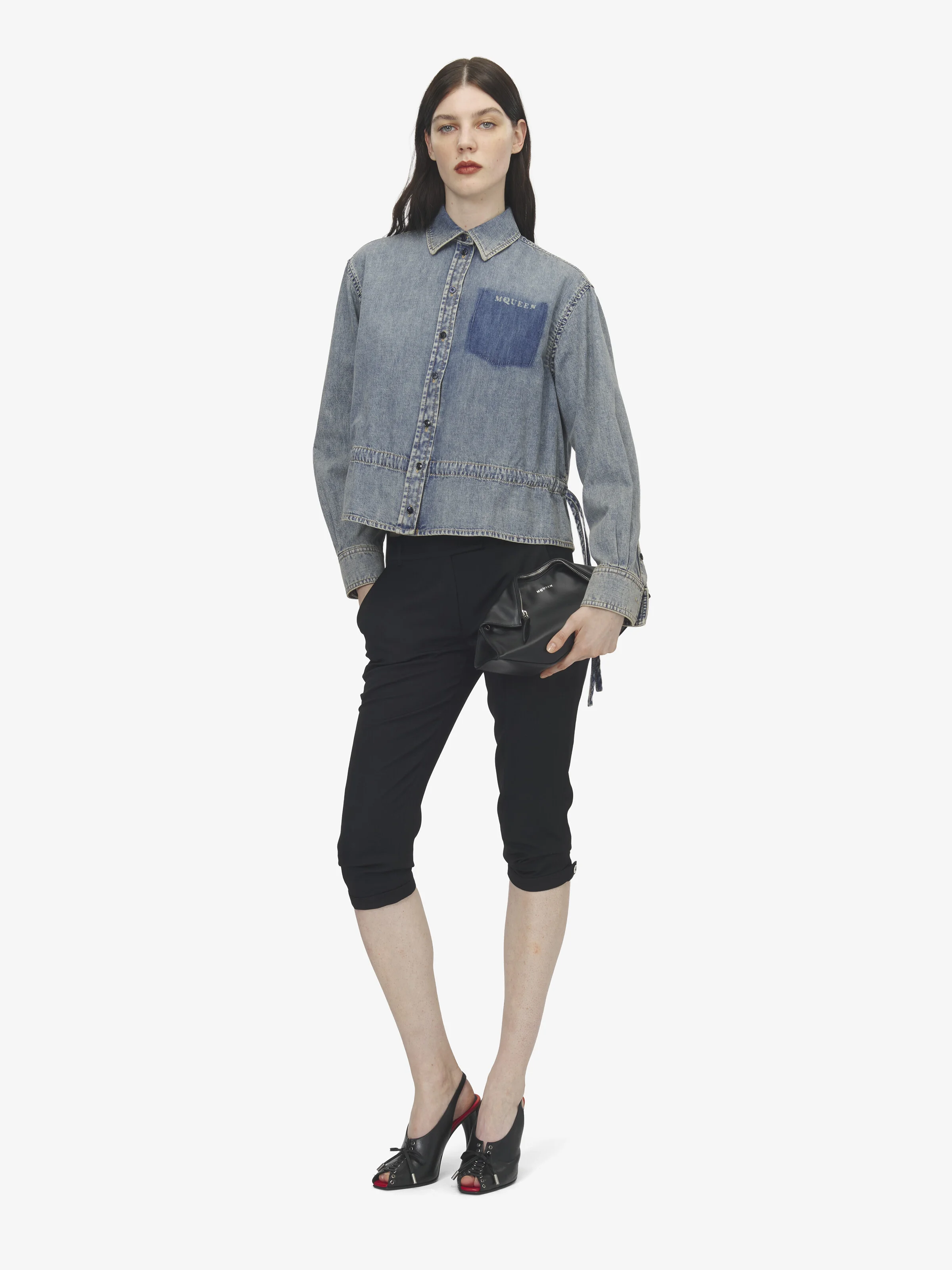 Chambray Shirt Jacket - 1
