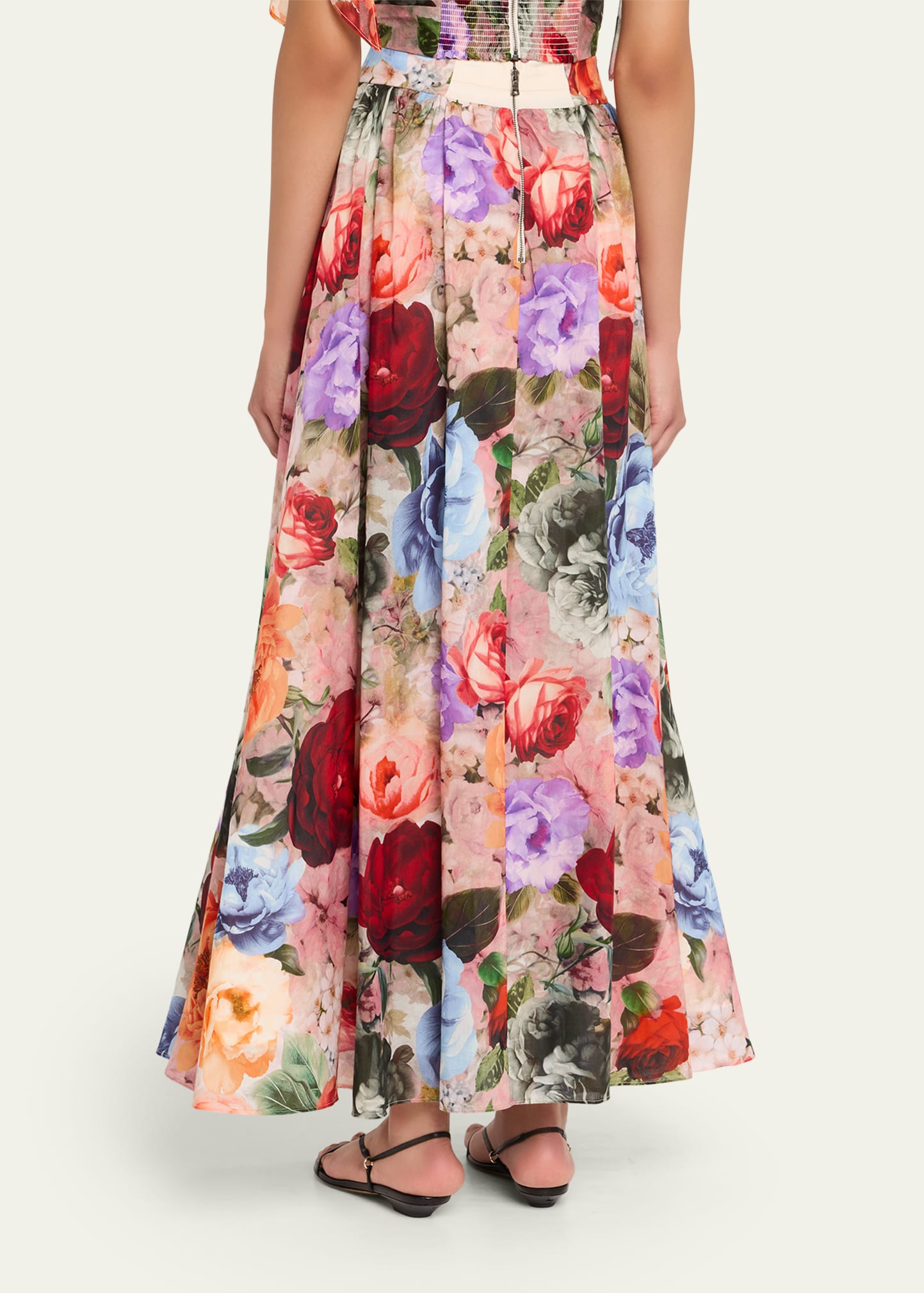 Nilda Floral Maxi Skirt - 3