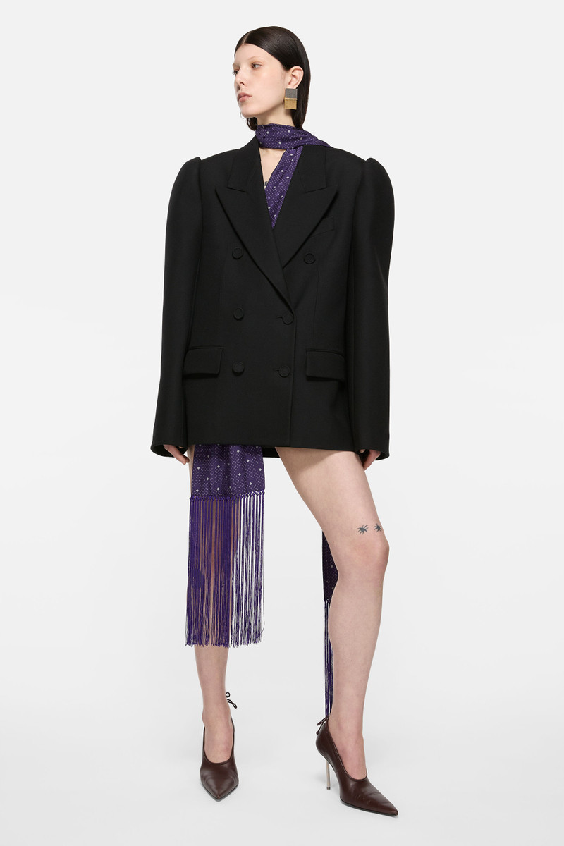 Acne Studios Double-breasted wool suit - Black outlook
