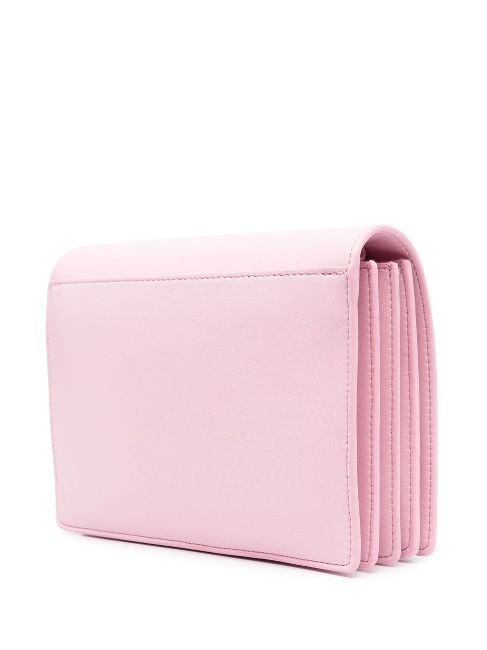 debossed-logo flap shoulder bag - 3