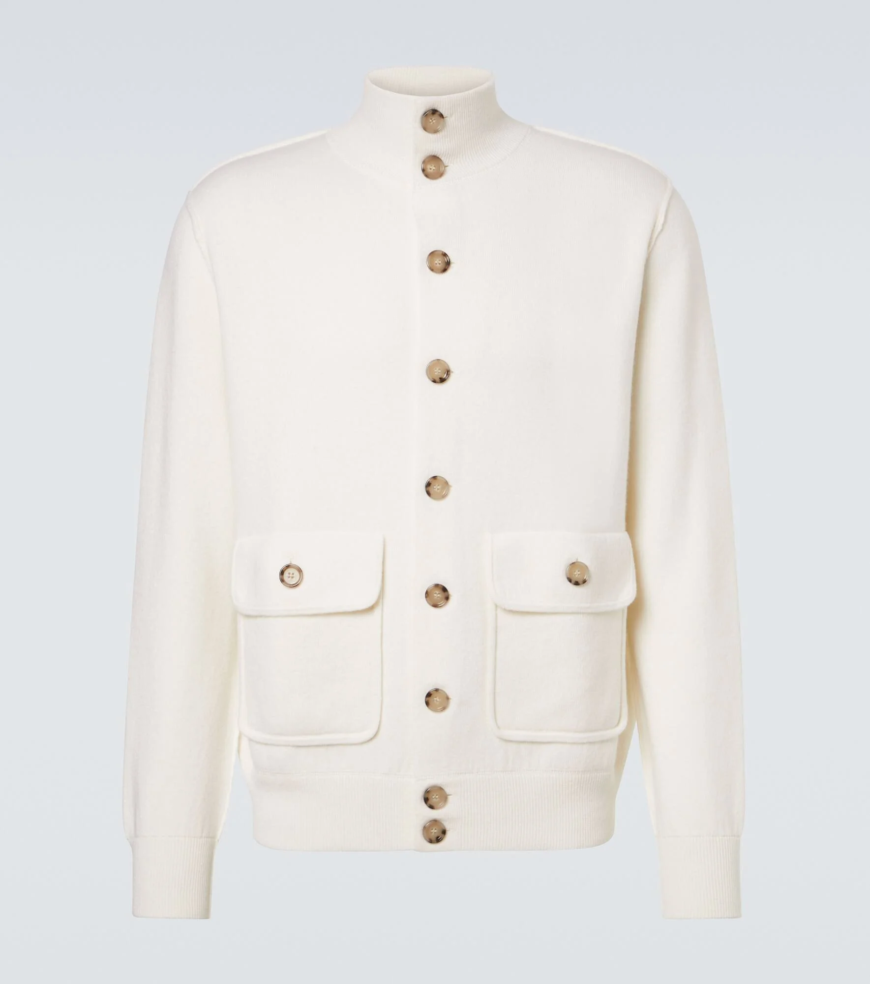 Wool and cashmere jacket - 1