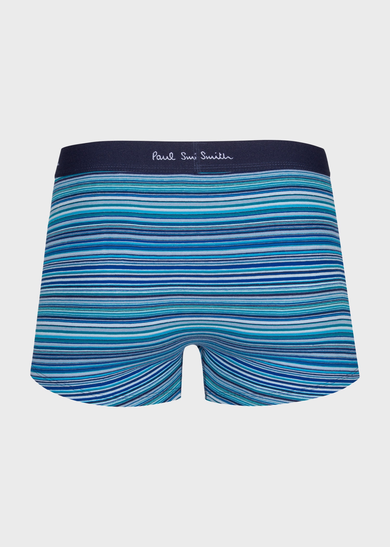 Blue 'Signature Stripe' Mix Boxer Briefs Three Pack - 4