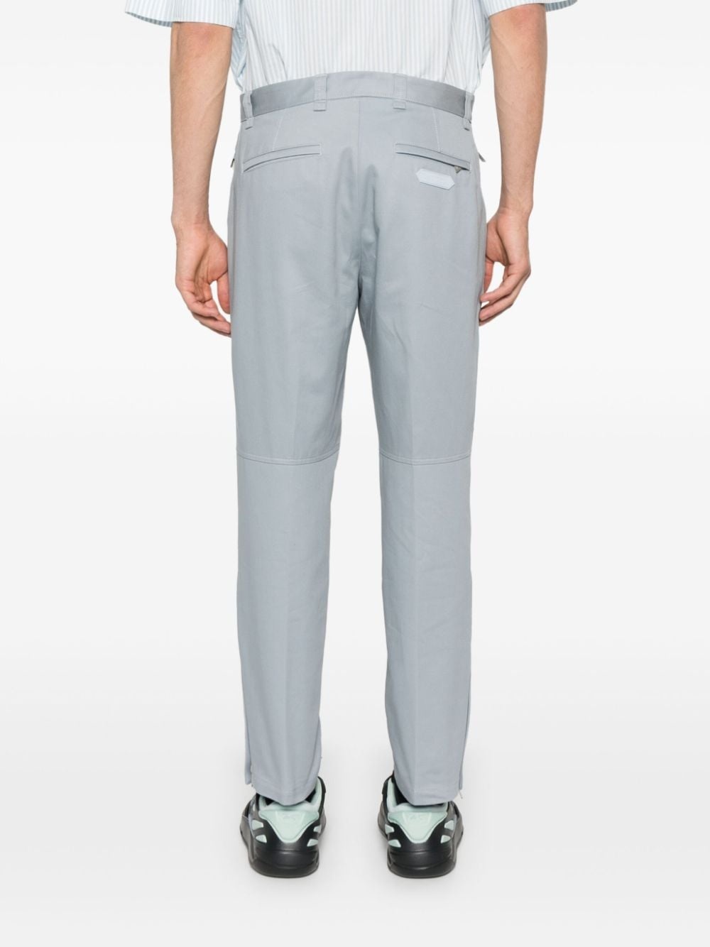 Biker straight-leg trousers - 4
