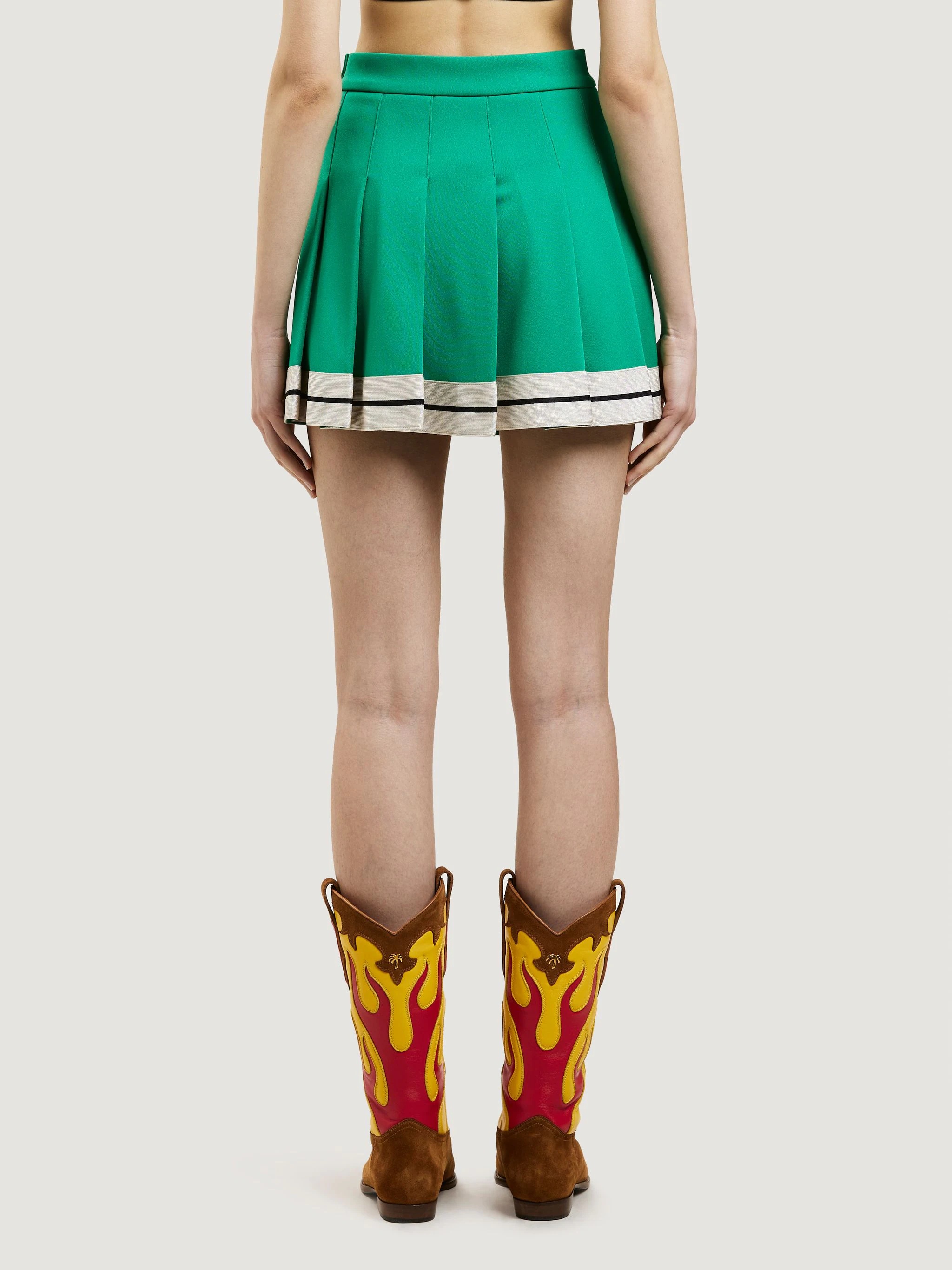 TRACK PLEATED SKIRT - 5