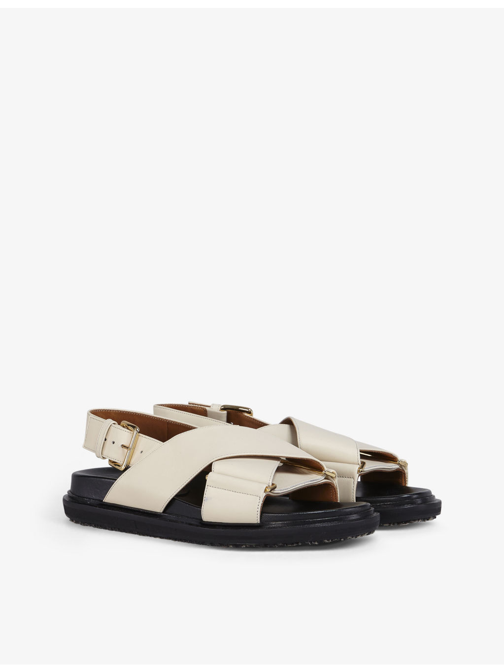 Fussbett crossover leather sandals - 3