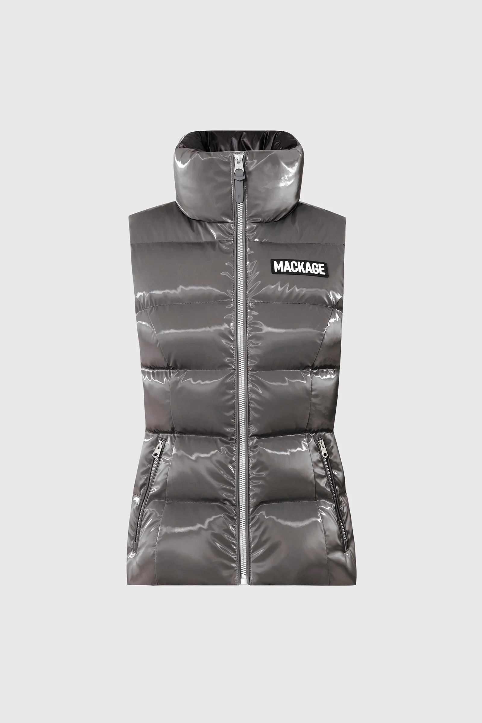 CHAYA-GLO High-Gloss Shell Down Vest - 1