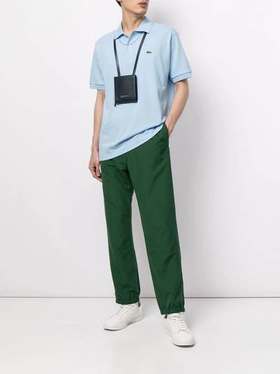 LACOSTE water-resistant track trousers outlook