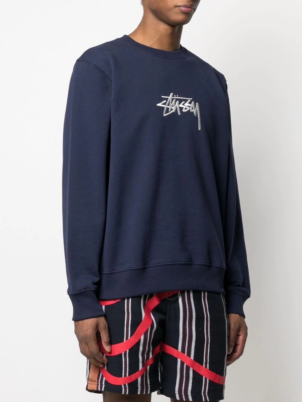 logo-print crew-neck sweatshirt - 3