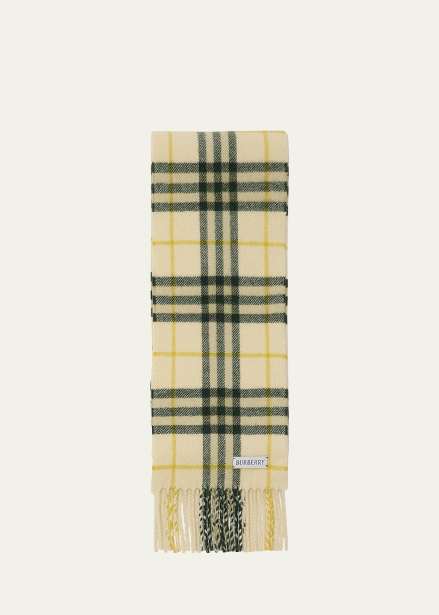 Lola Check-Print Cashmere Scarf - 1