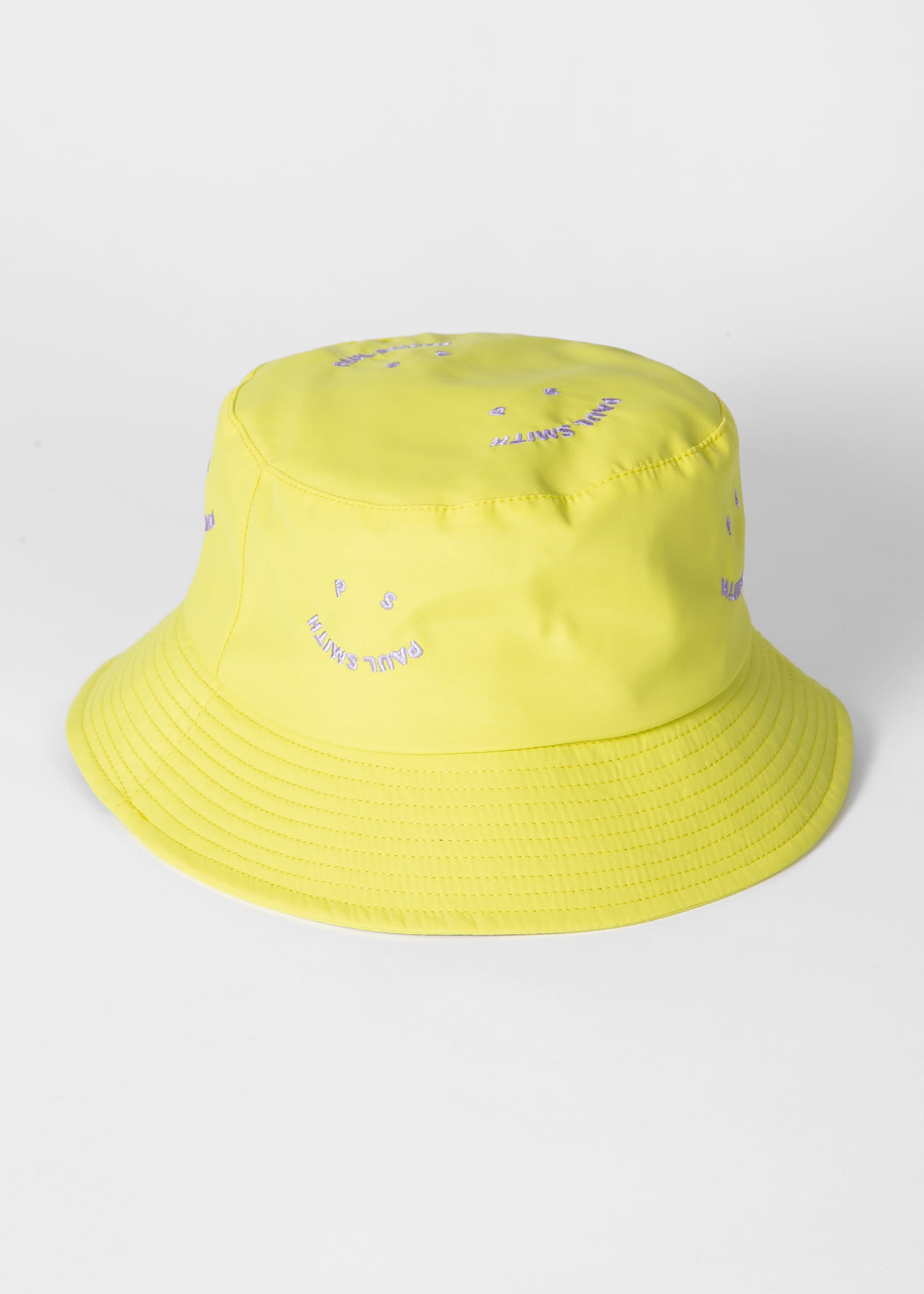 Lime Embroidered Bucket Hat - 2