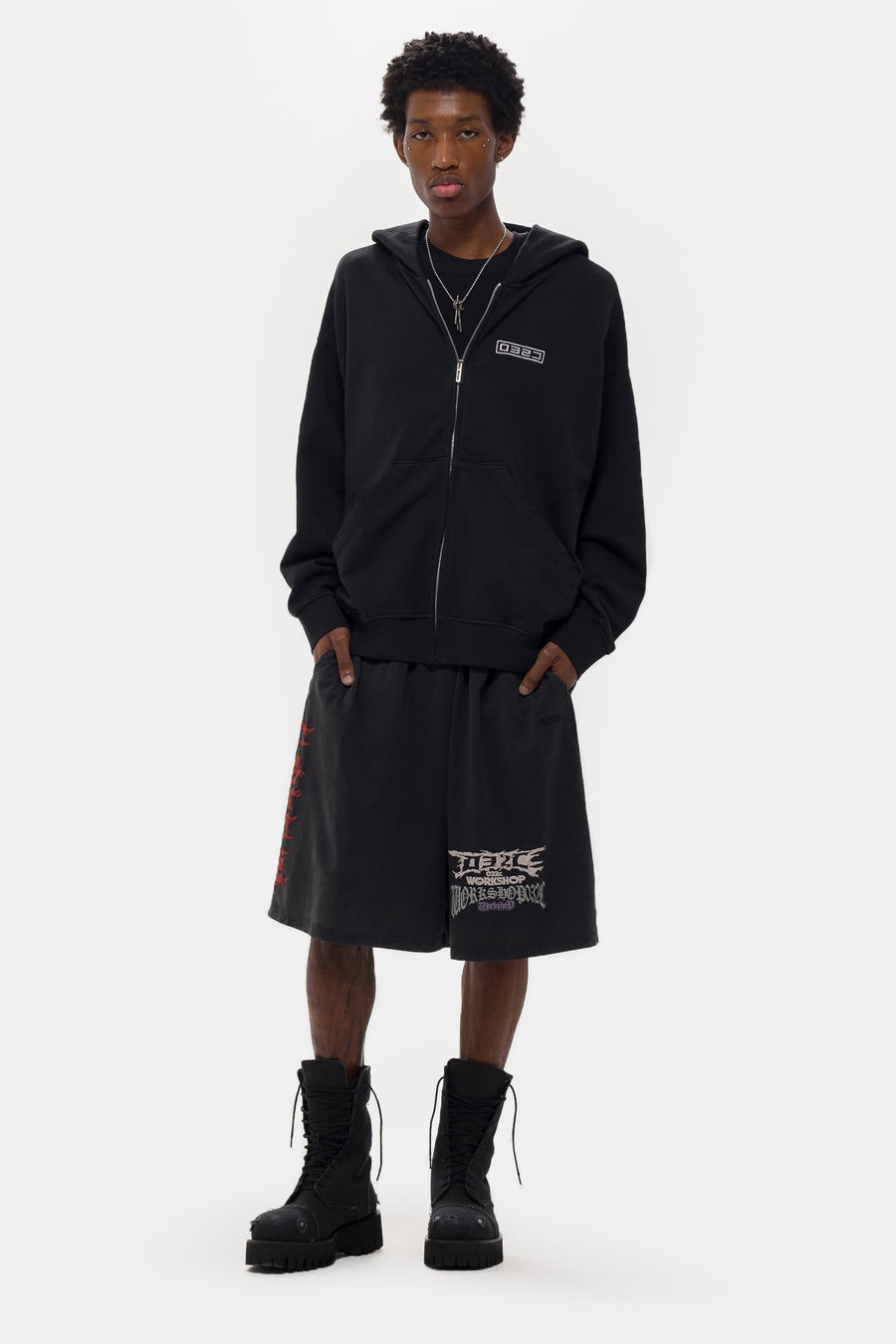 Telepresence Comfort Short in Faded Black - 2