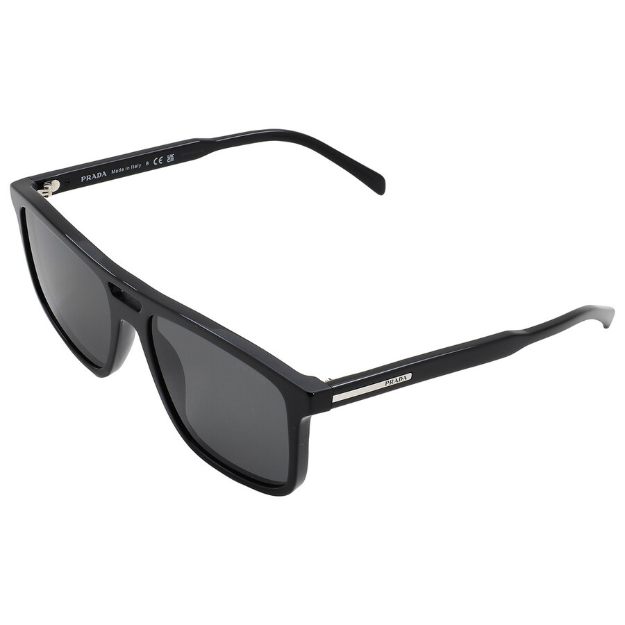 Prada Dark Grey Square Men's Sunglasses PR A22S 16K08Z 58 - 5
