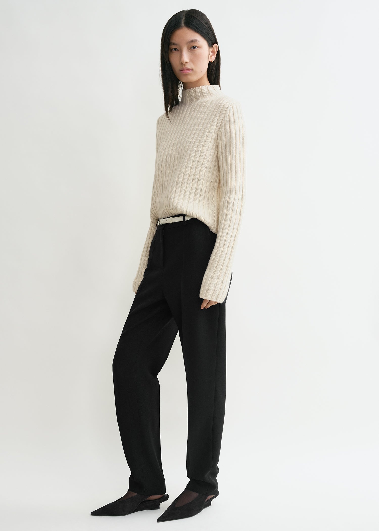 Petite chunky rib knit snow - 3