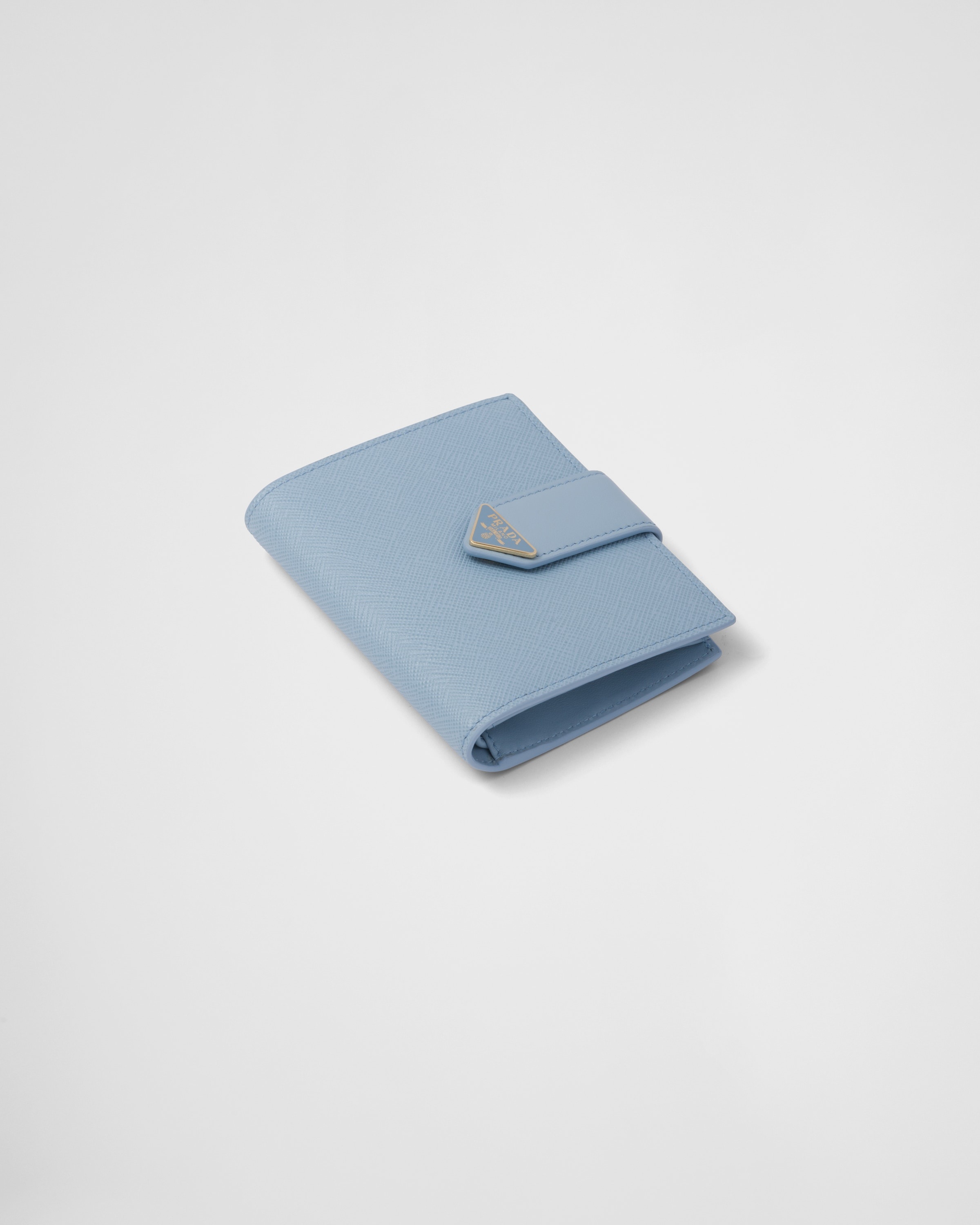 Small Saffiano and smooth leather wallet 2