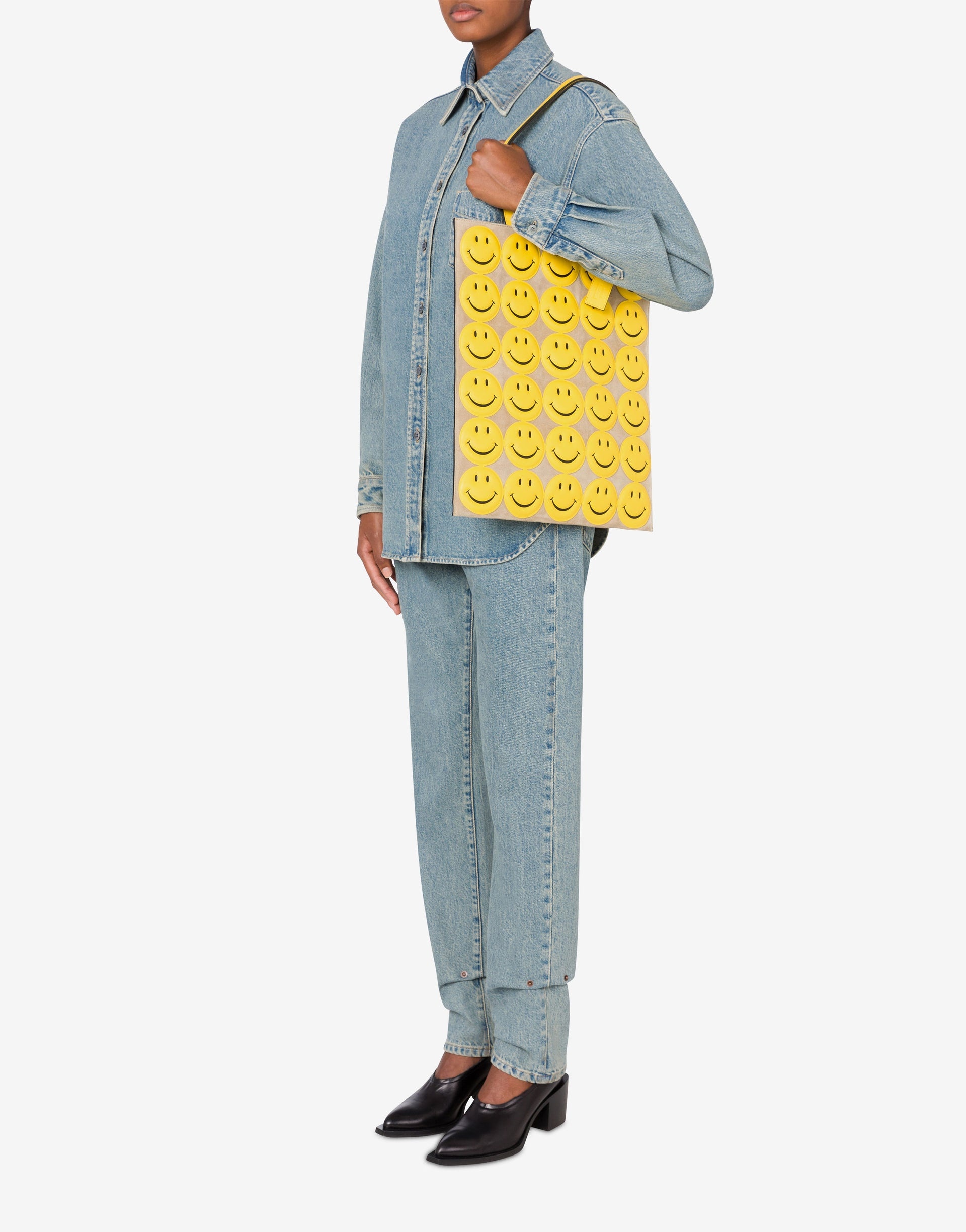 SHOPPER IN SUEDE ALLOVER SMILEY® - 4