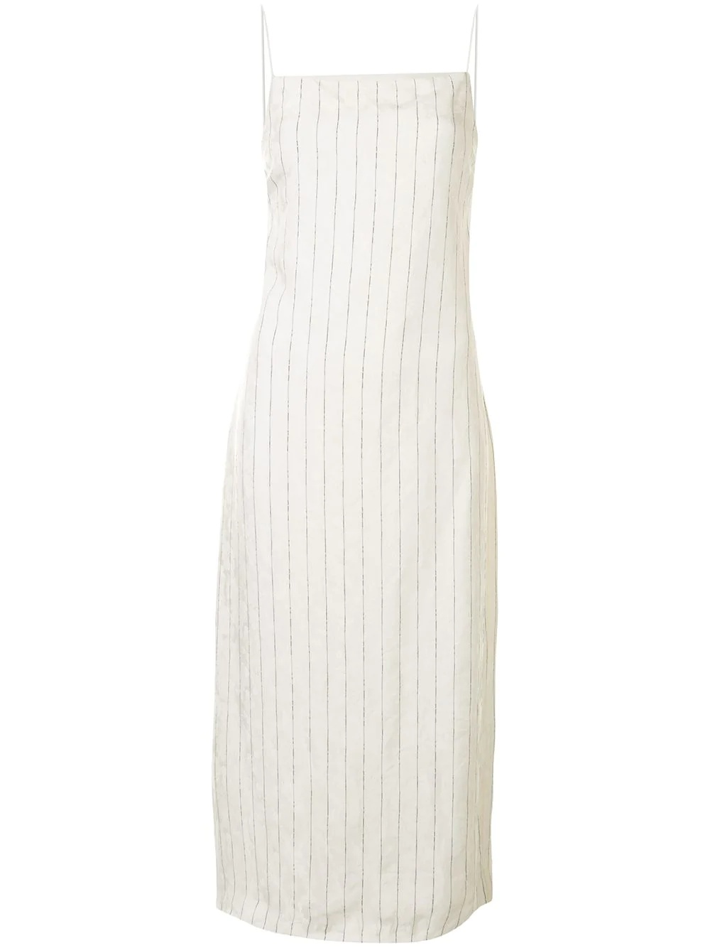 pinstripe slip dress - 1