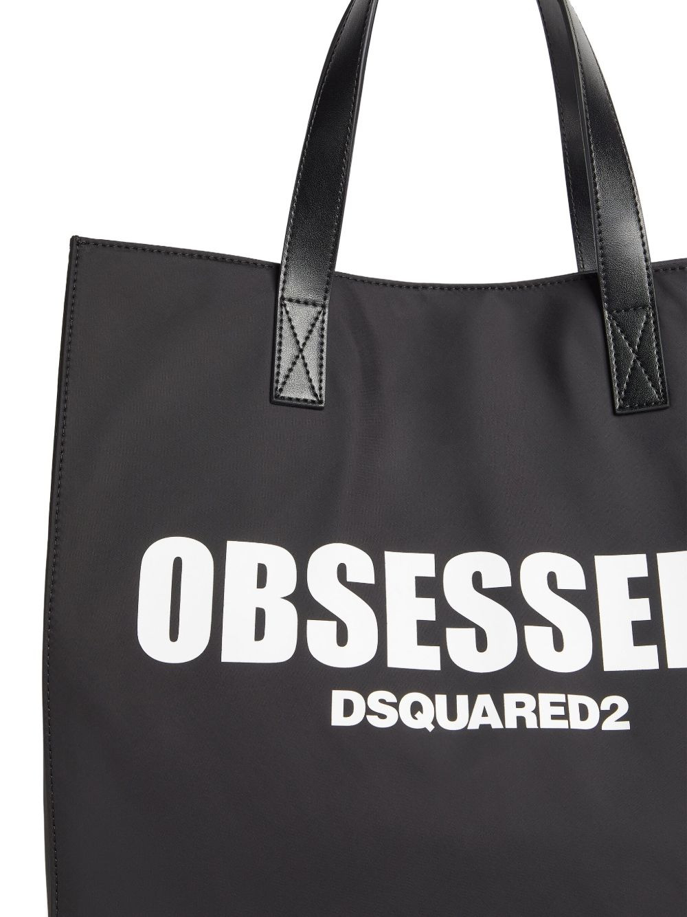 logo-print shoulder bag - 4