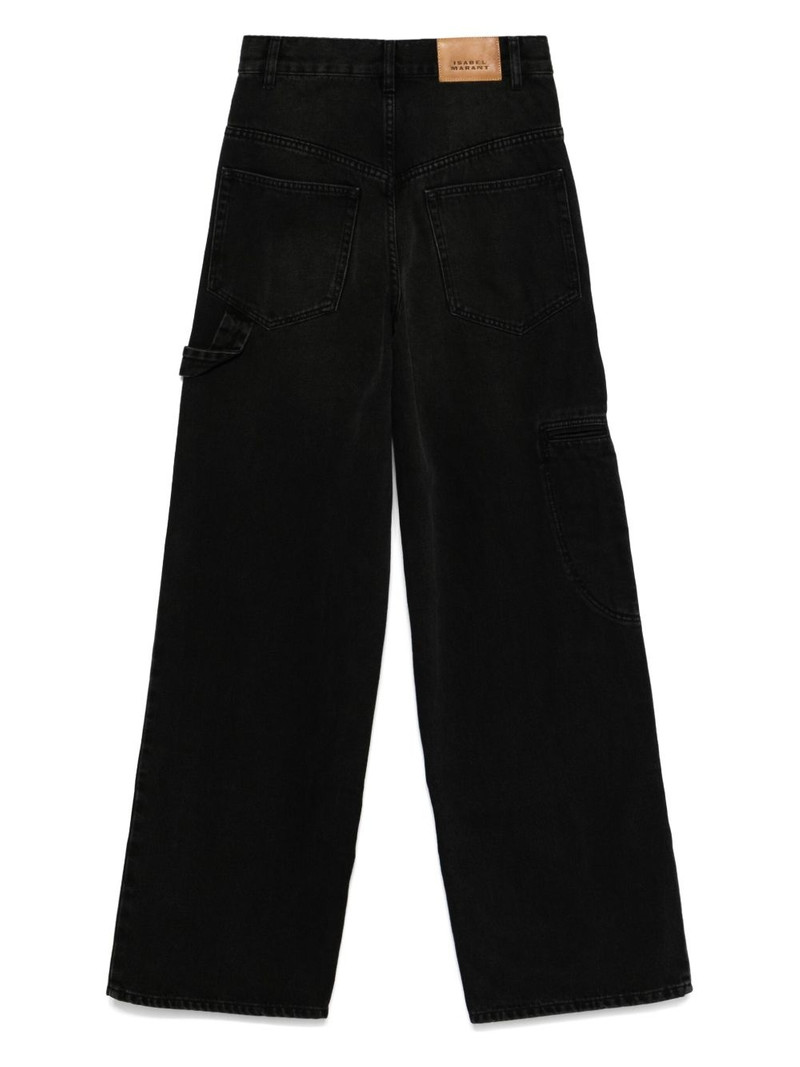 Isabel Marant Étoile Solene wide-leg jeans outlook
