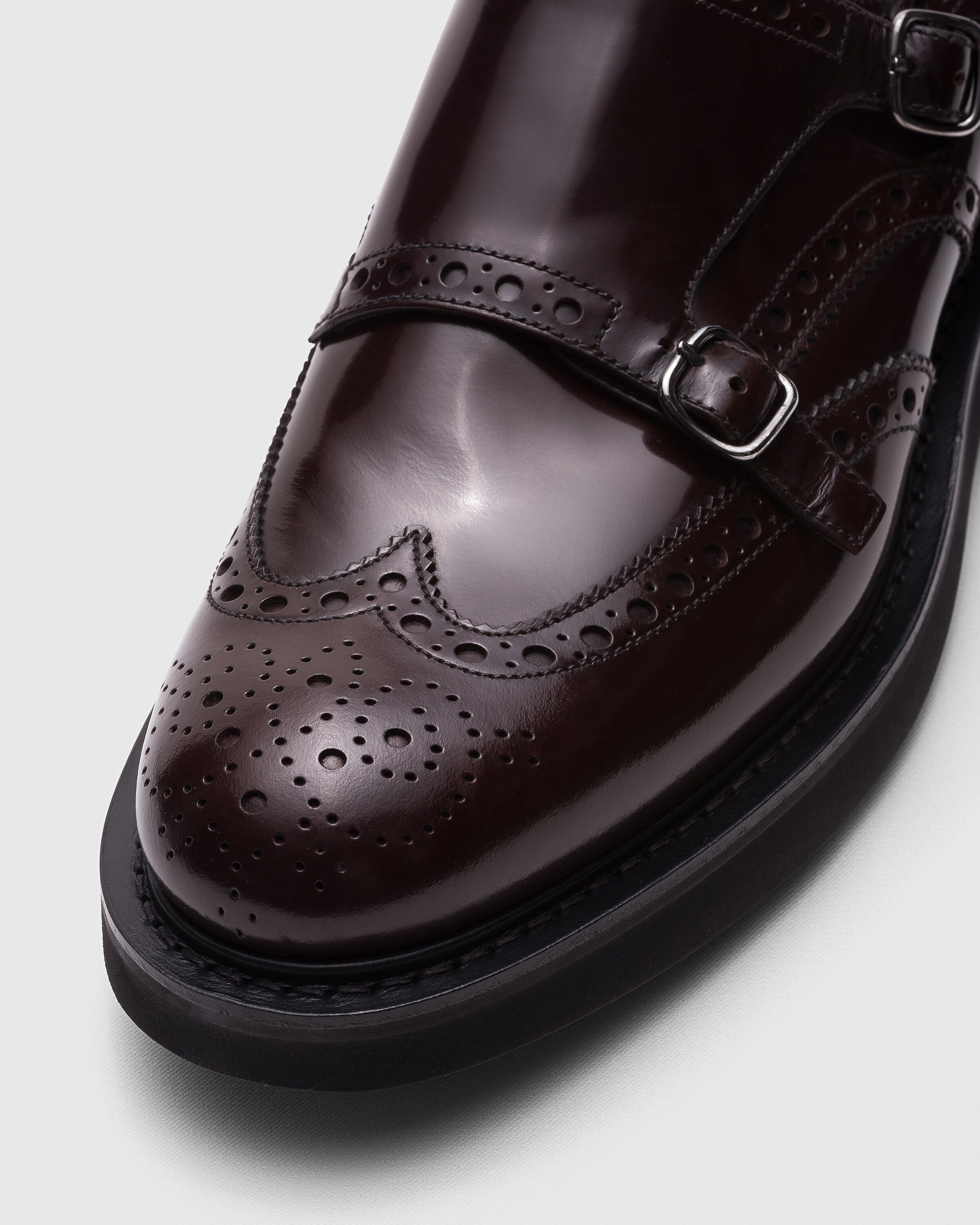 Polished Fumè Monk Strap - 3