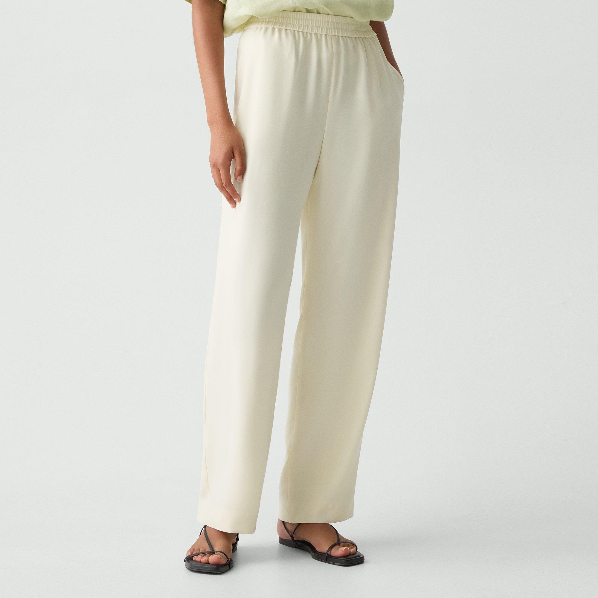 Relaxed Pull-On Pant in Satin Crepe - 5