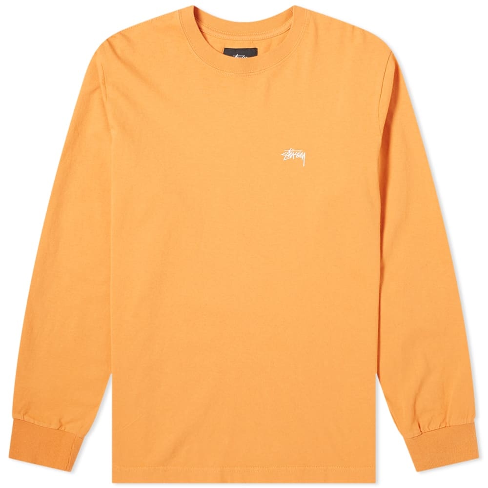 Stussy Long Sleeve Stock Crew Tee - 1