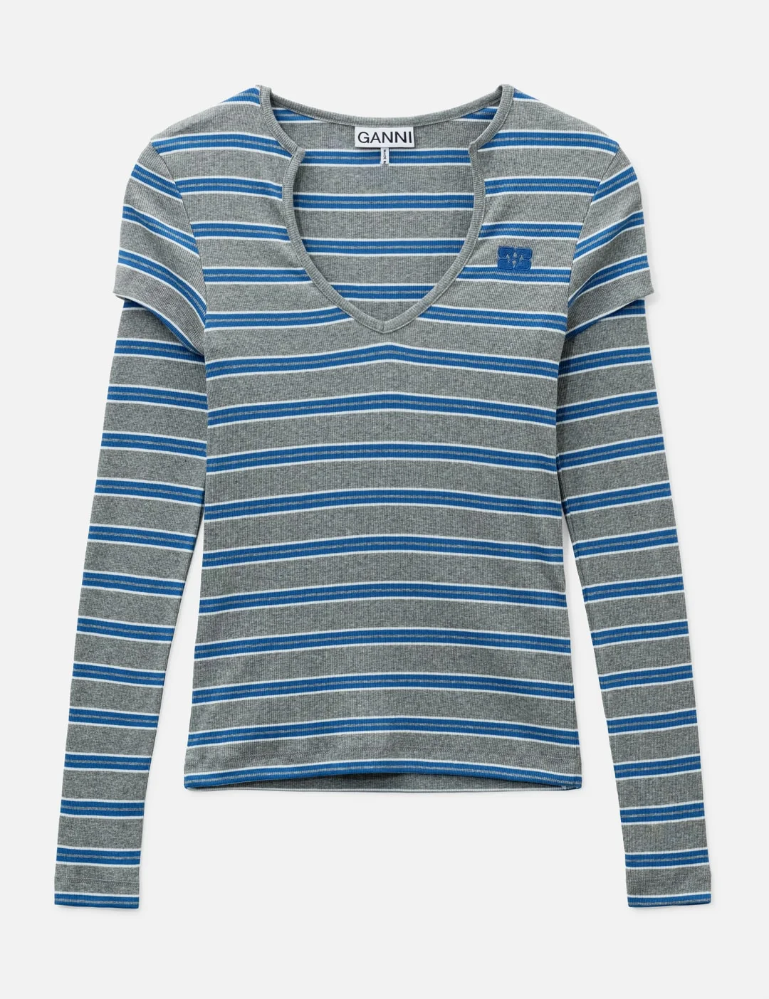 LONG-SLEEVE TOP IN STRIPE - 1