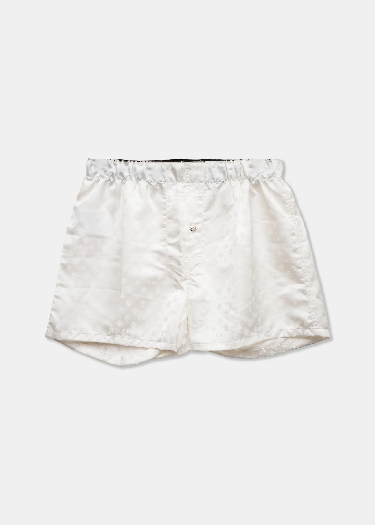 Chrome Hearts CH Printed White Silk Boxers - 1