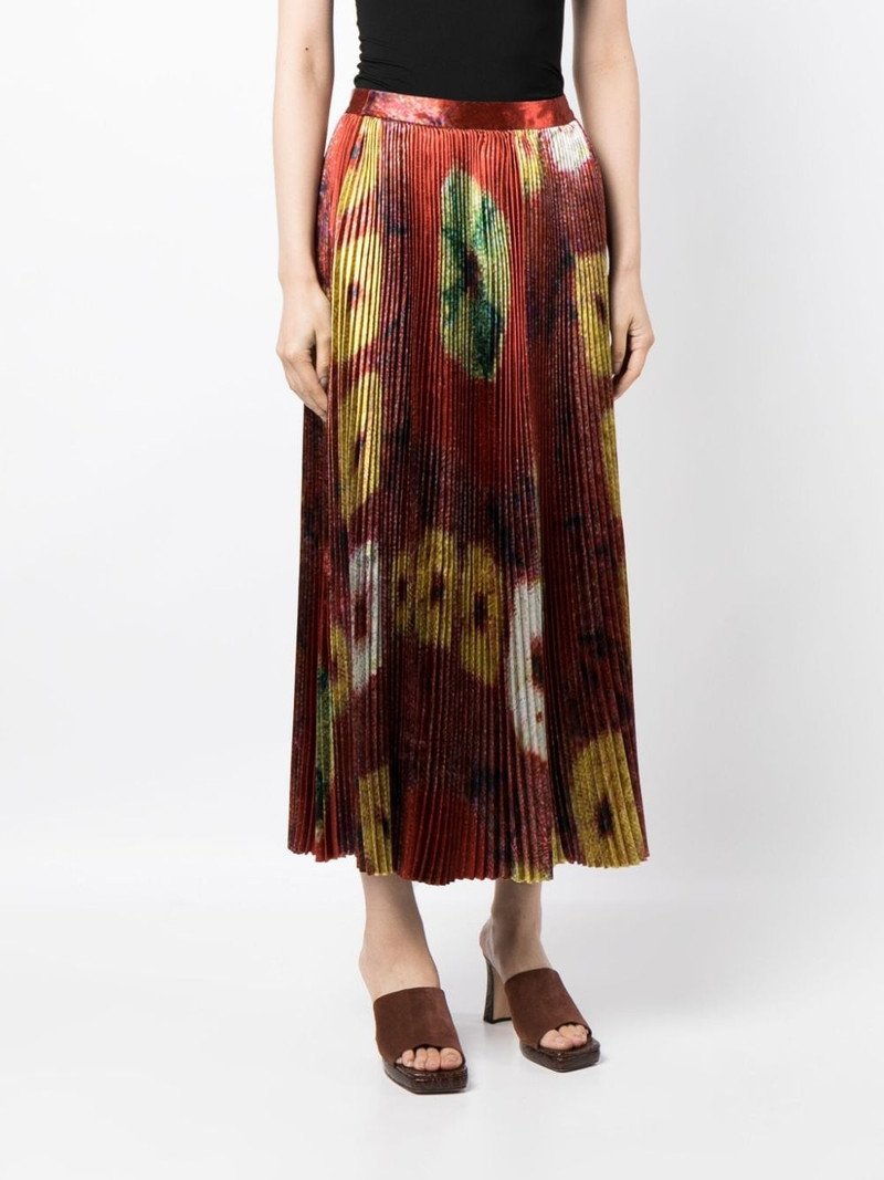 Rami high-waisted pleated skirt 3