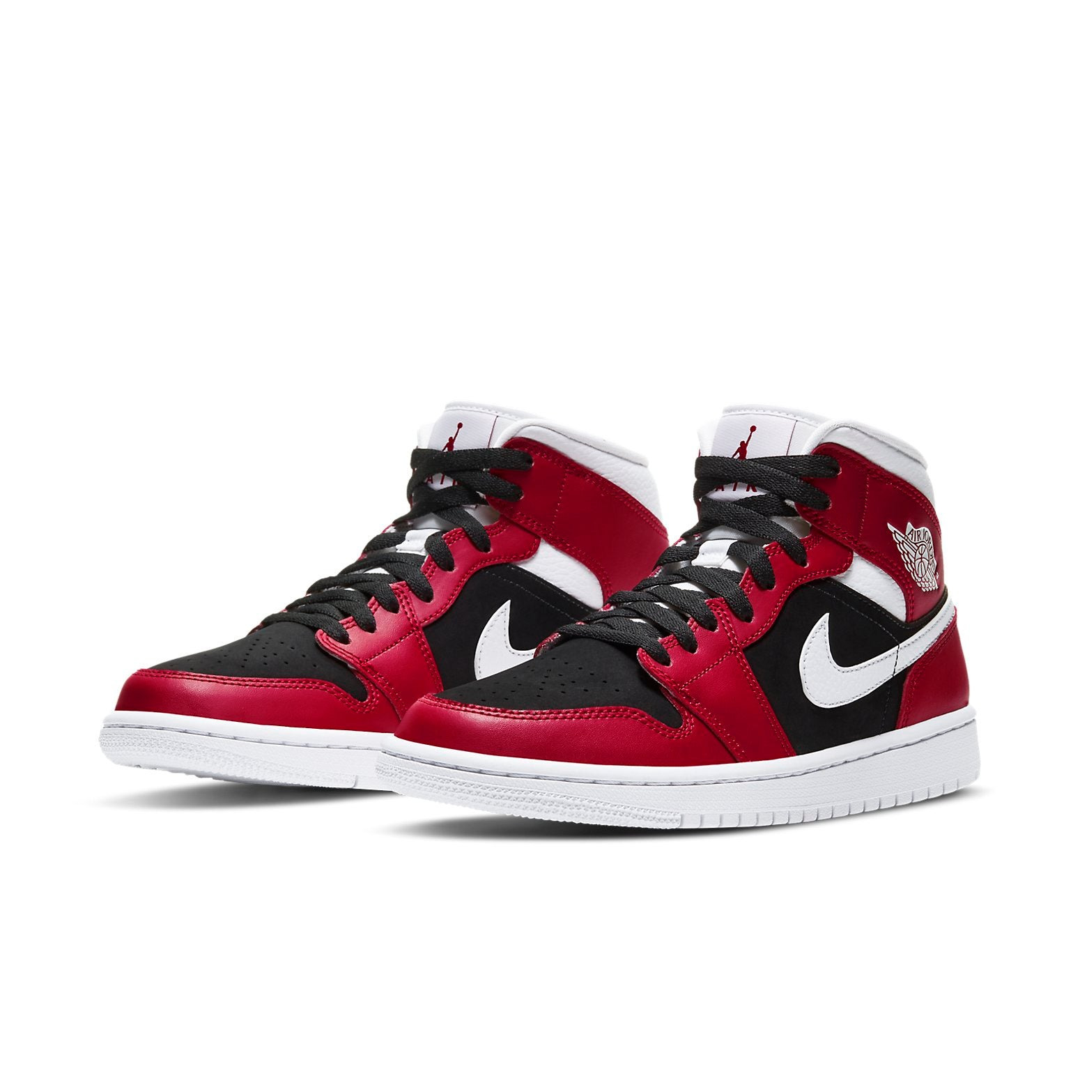 (WMNS) Air Jordan 1 Mid 'Gym Red Black' BQ6472-601 - 3