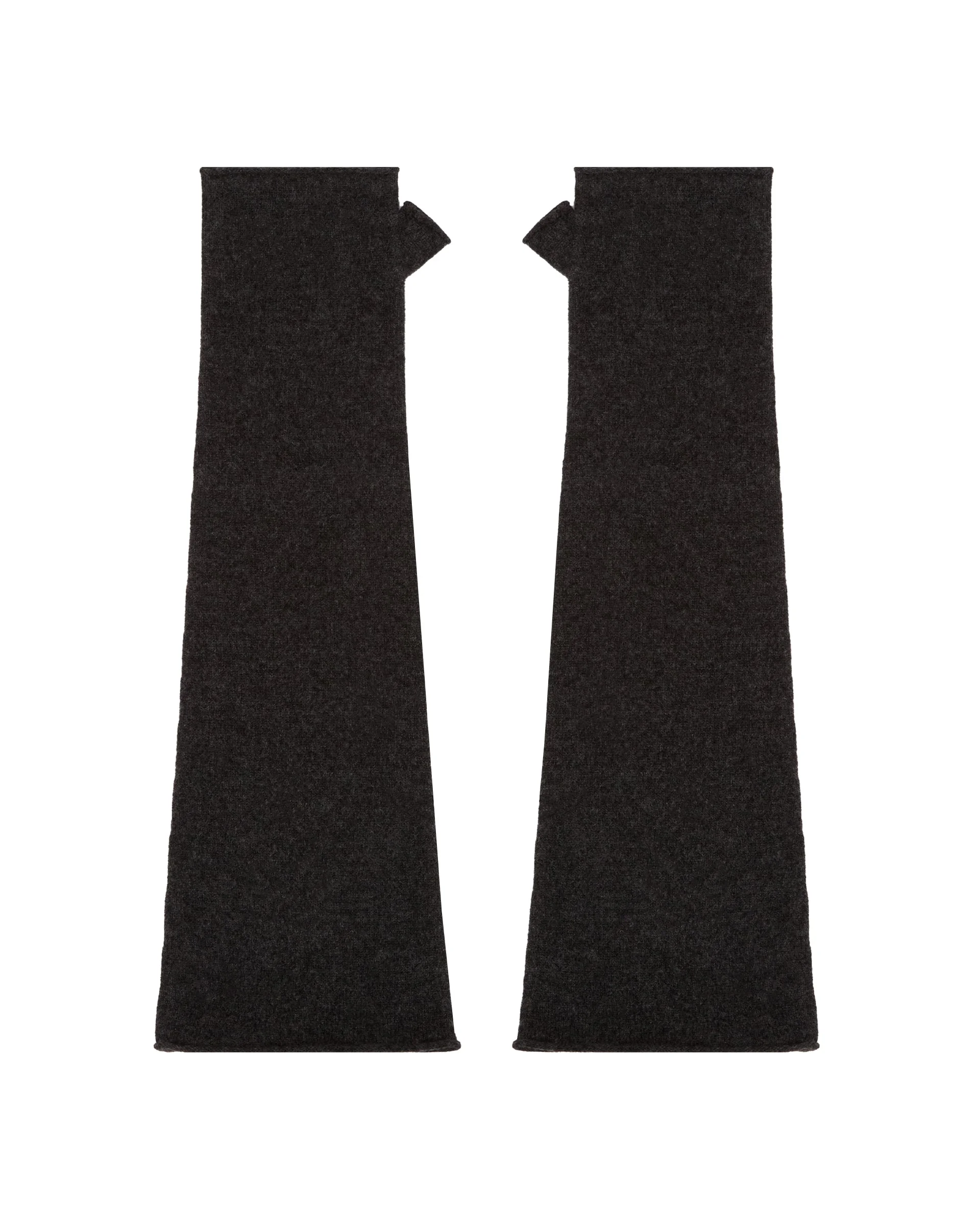 Gray Fingerless Gloves - 1