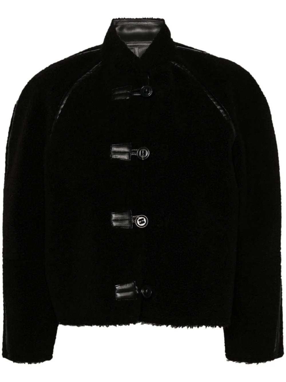 faux-shearling jacket - 1