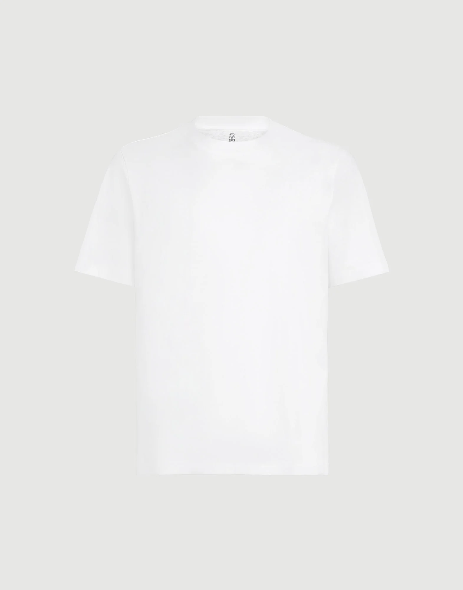 Cotton jersey crew neck T-shirt - 1