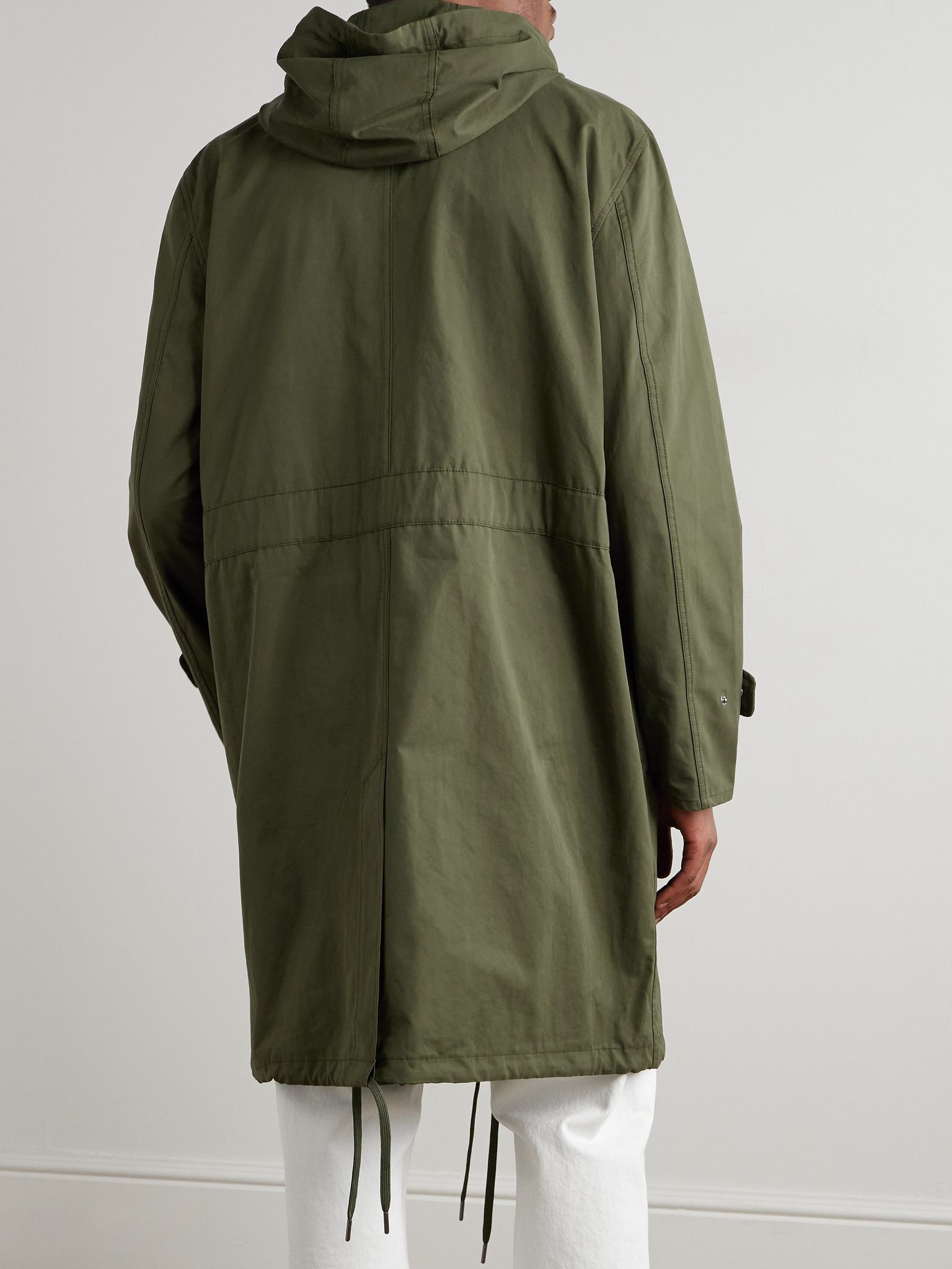 Bradley Shell Hooded Parka Green - 3