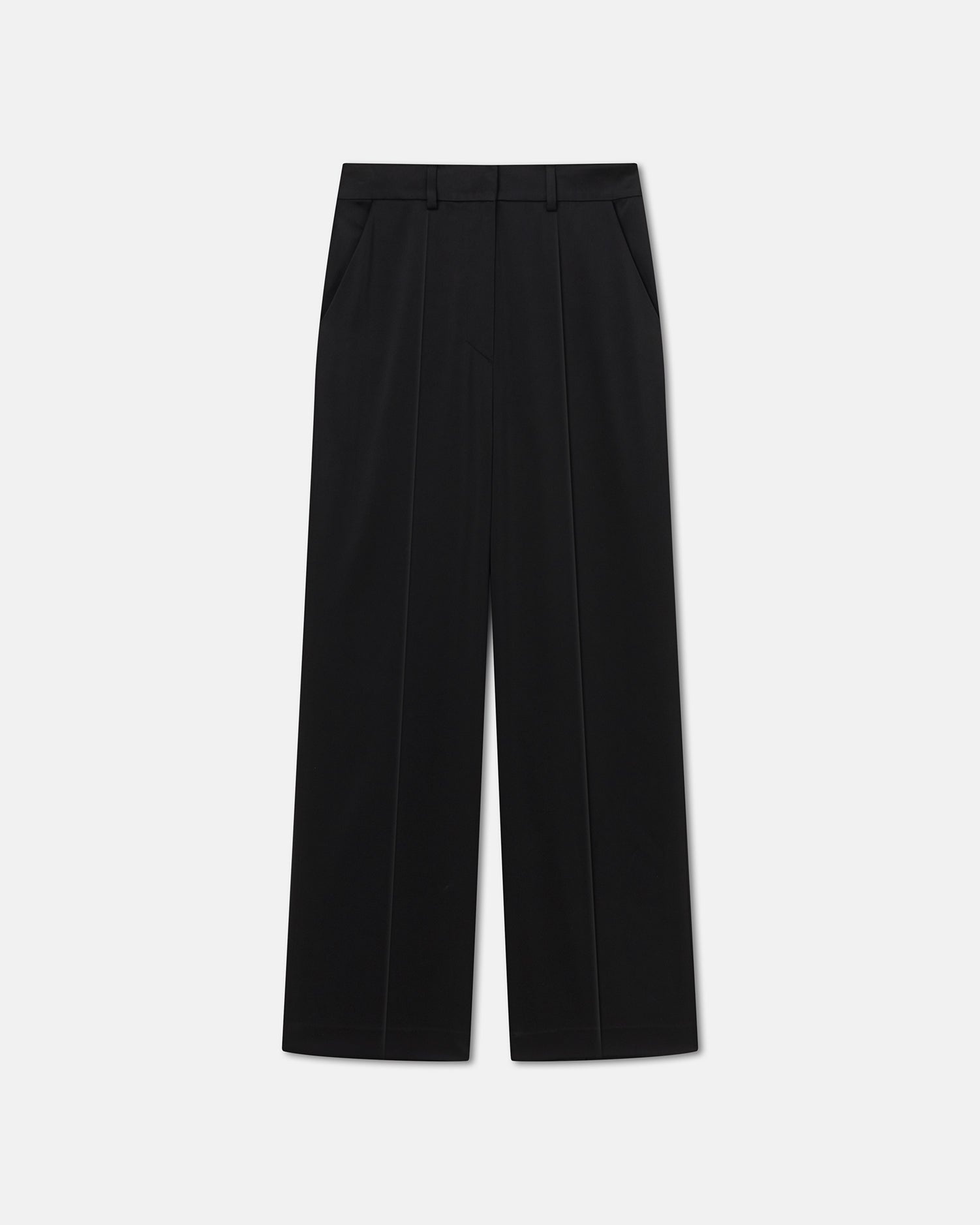 Tailored Tech-Satin Pants - 1