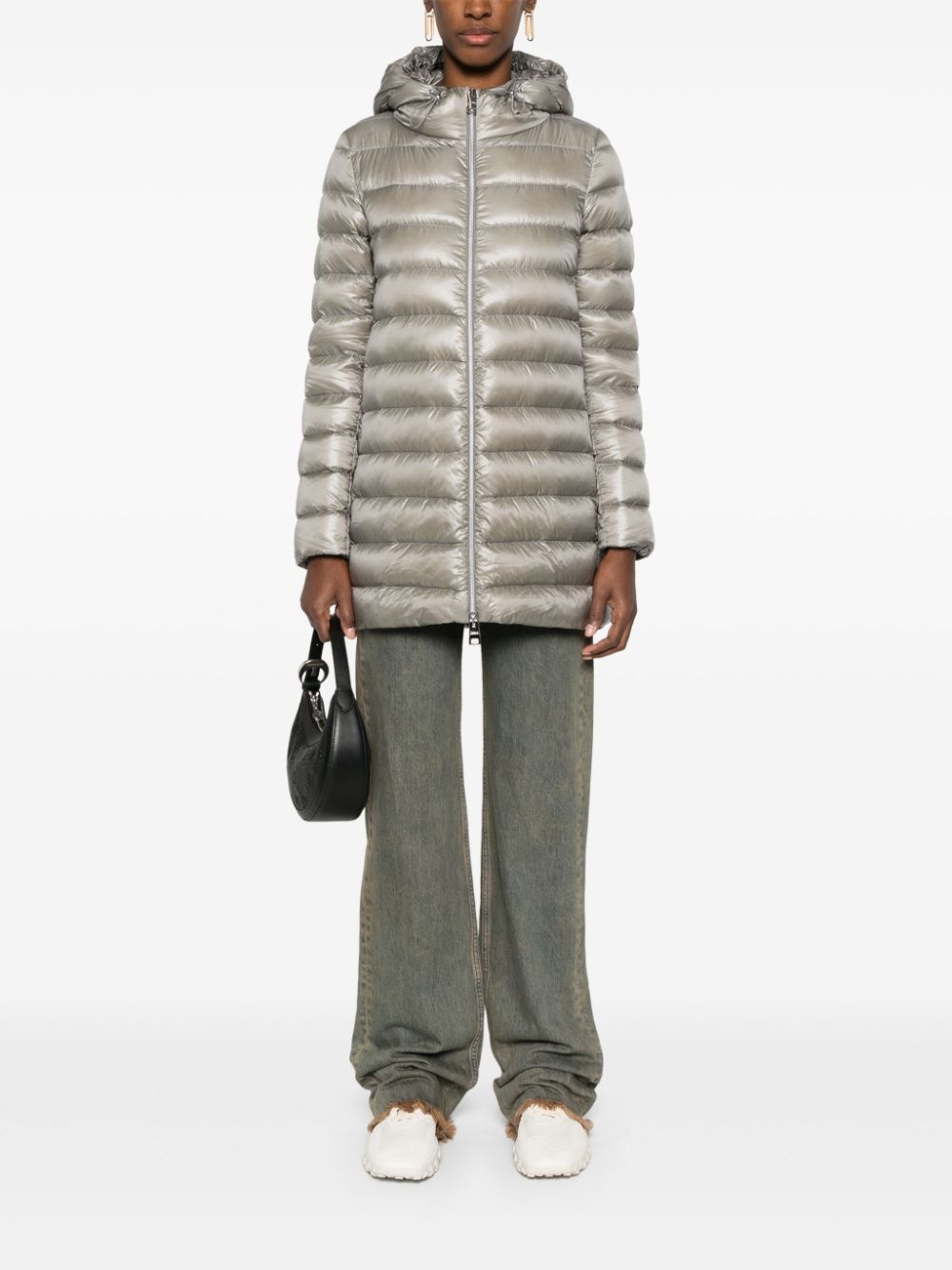 hooded puffer coat - 2