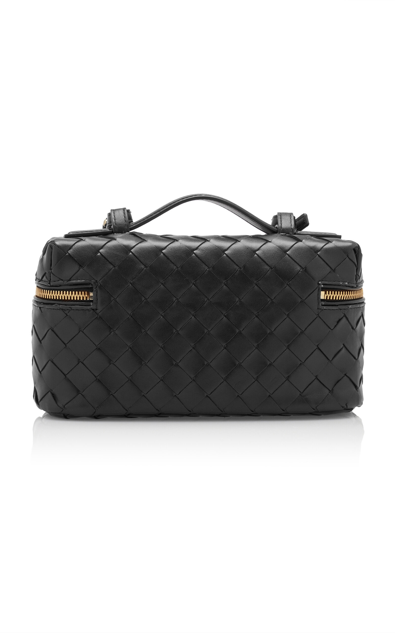 Intrecciato Leather Vanity Case black - 6