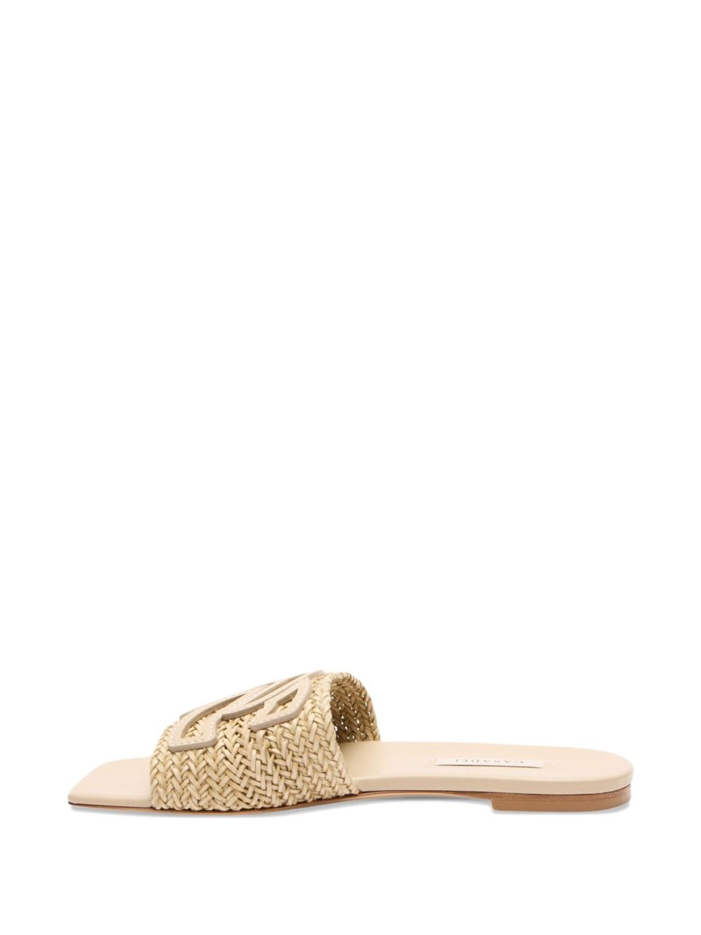 woven-strap flat sandals - 6